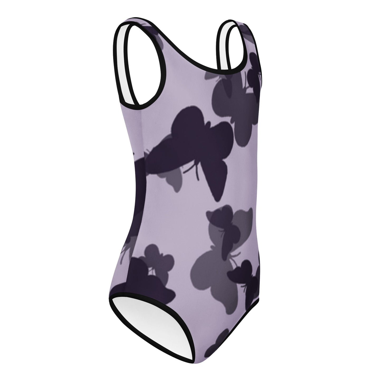 MDB Co. Butterfly Fatigue (purp) All-Over Print Kids Swimsuit