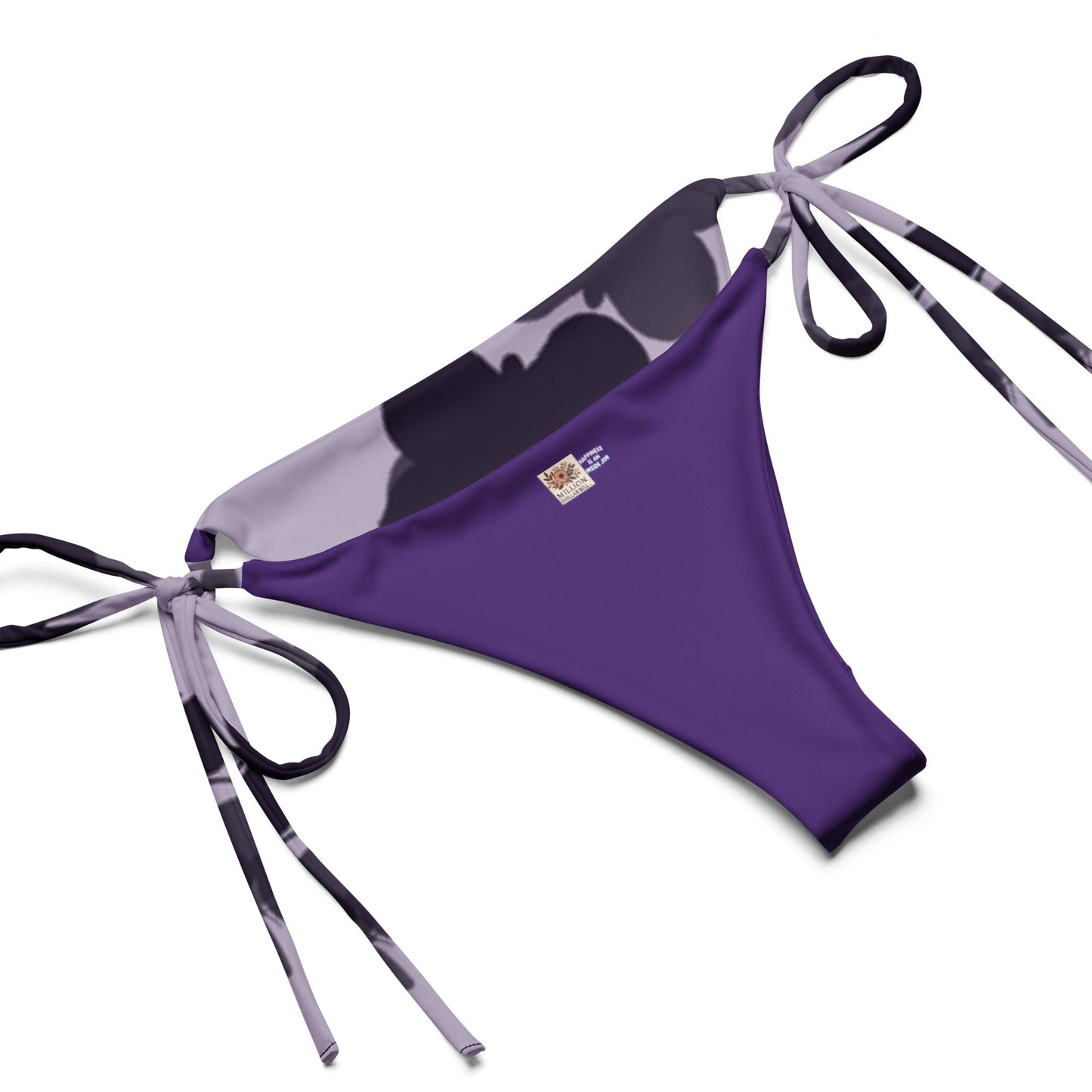 MDB Co. Butterfly Fatigue (purp) All-over print recycled string bikini