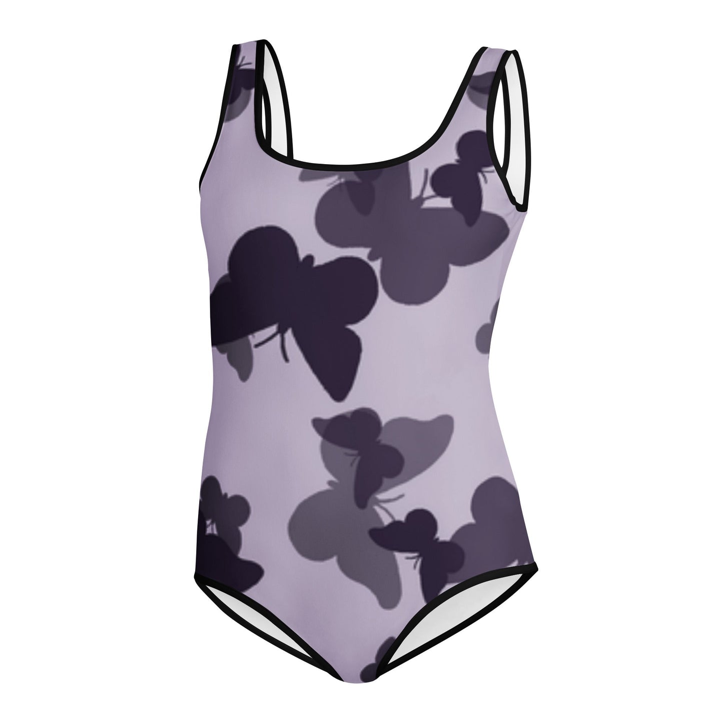 MDB Co. Butterfly Fatigue (purp) All-Over Print Youth Swimsuit