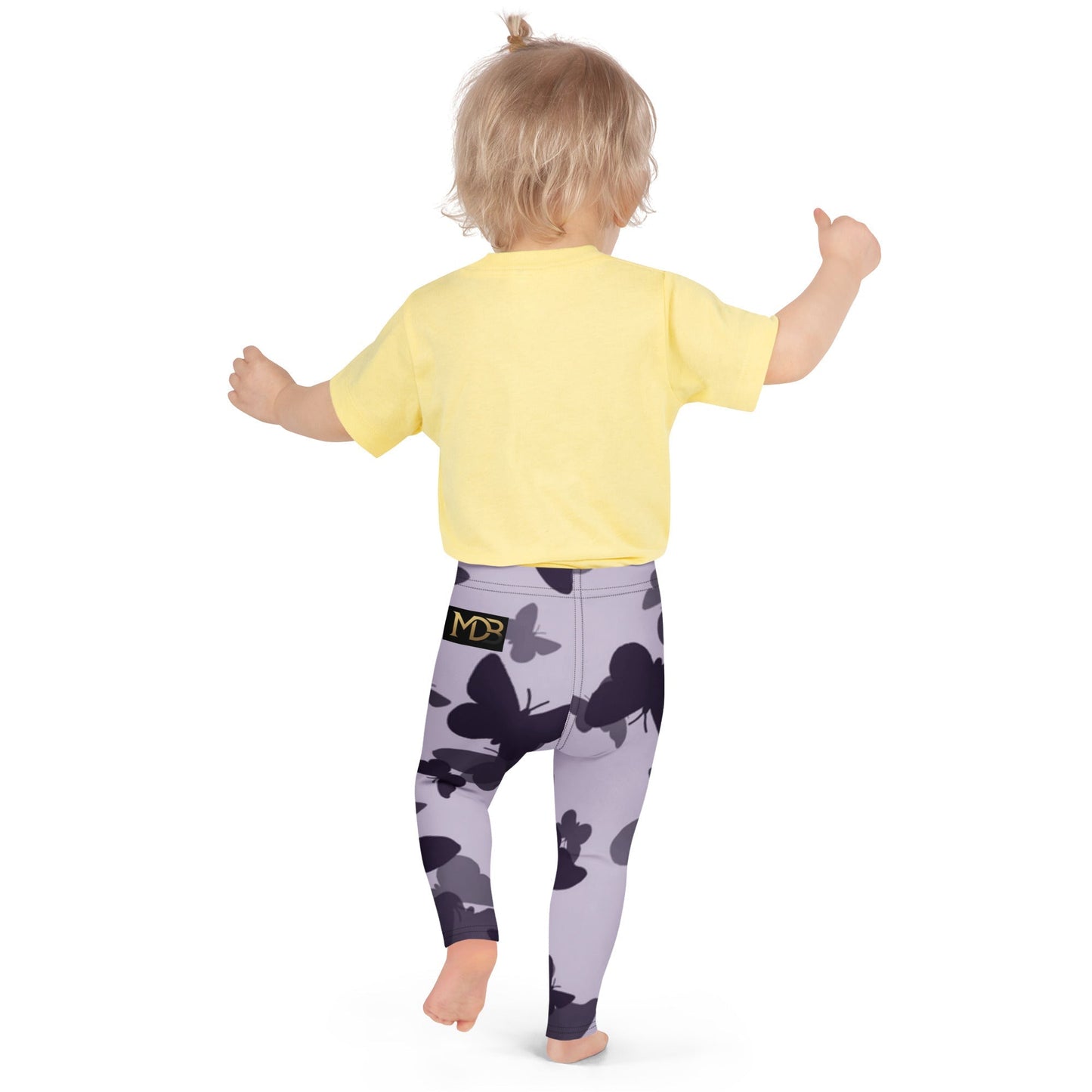 MDB Co. Butterfly Fatigue- Purp Kid's Leggings
