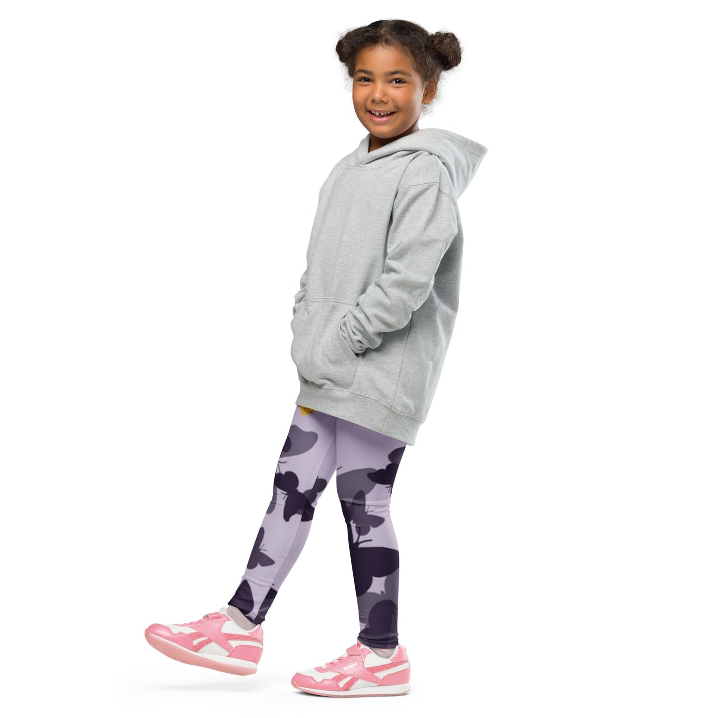 MDB Co. Butterfly Fatigue- Purp Kid's Leggings