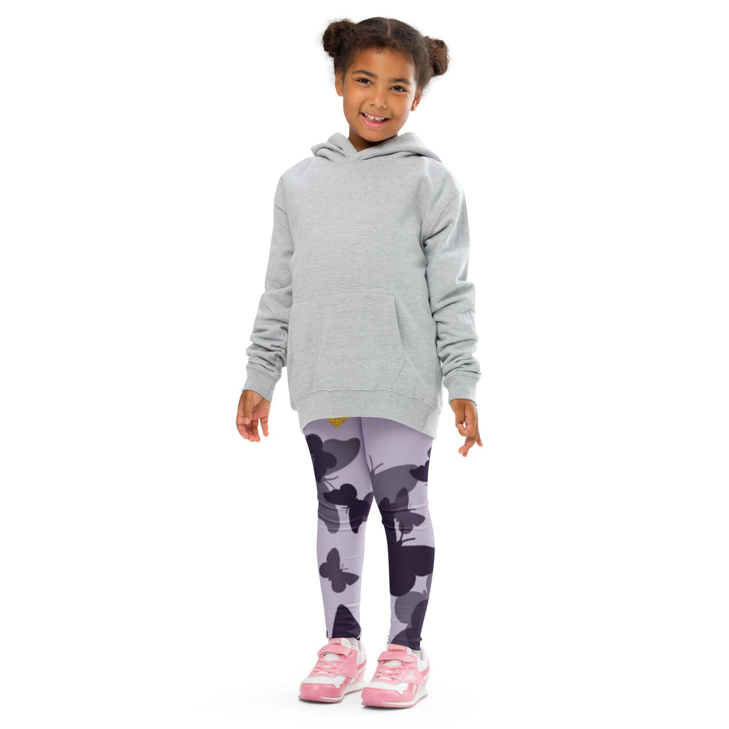 MDB Co. Butterfly Fatigue- Purp Kid's Leggings