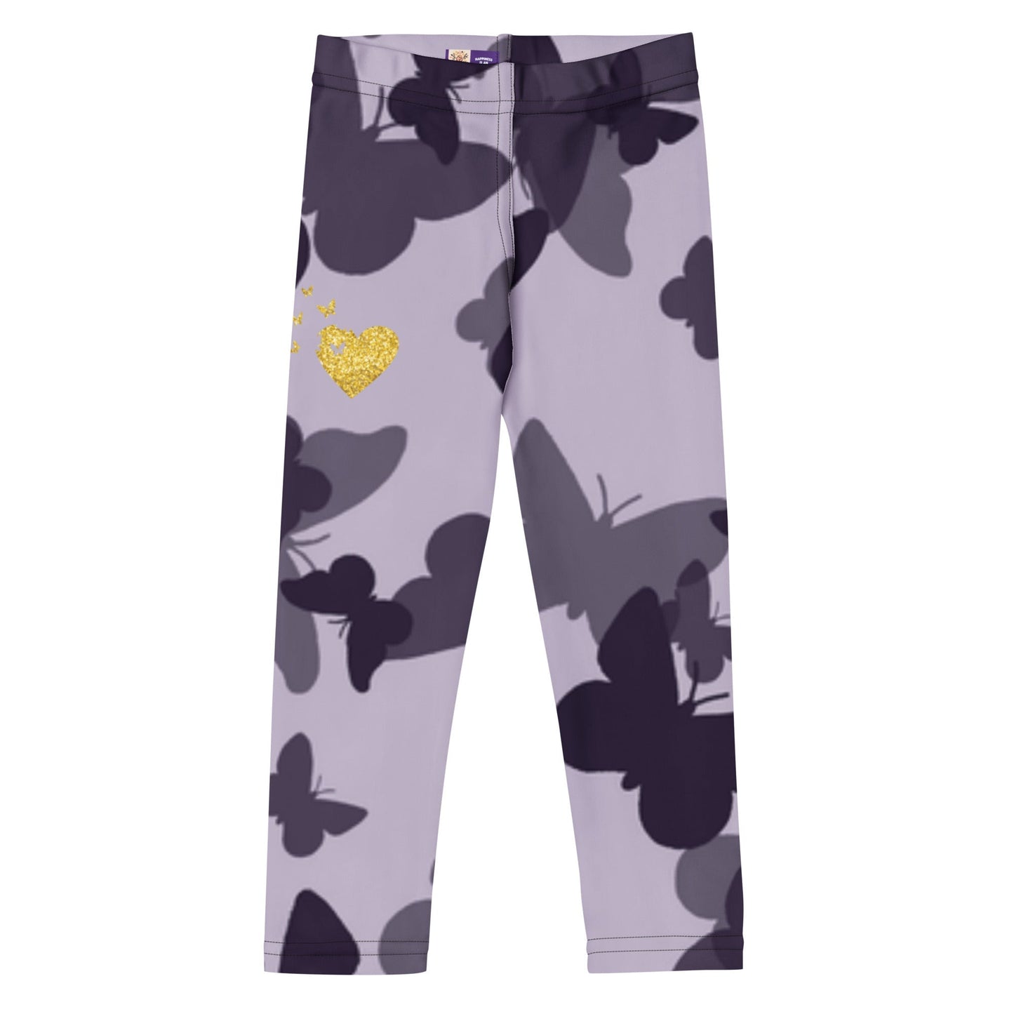 MDB Co. Butterfly Fatigue- Purp Kid's Leggings