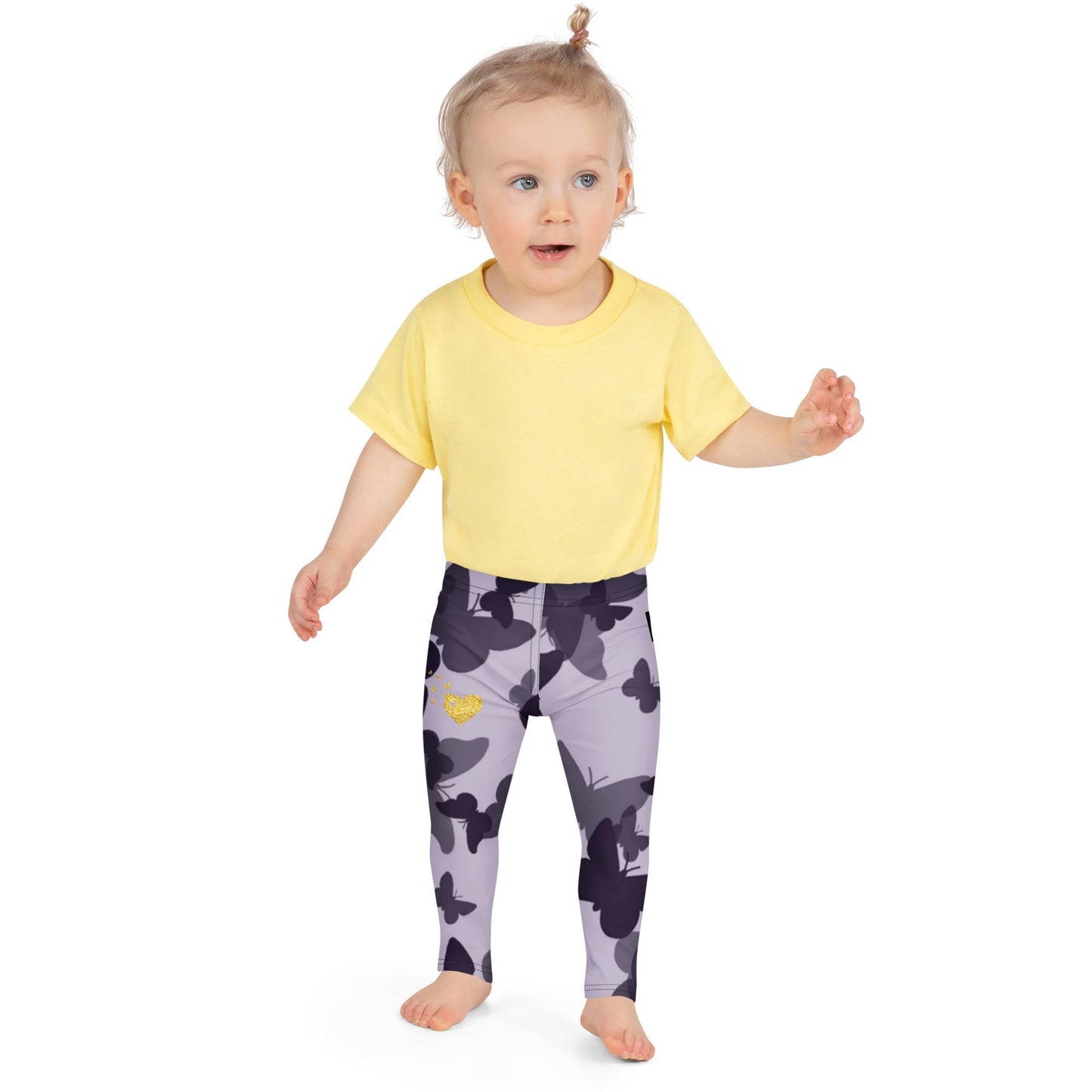 MDB Co. Butterfly Fatigue- Purp Kid's Leggings