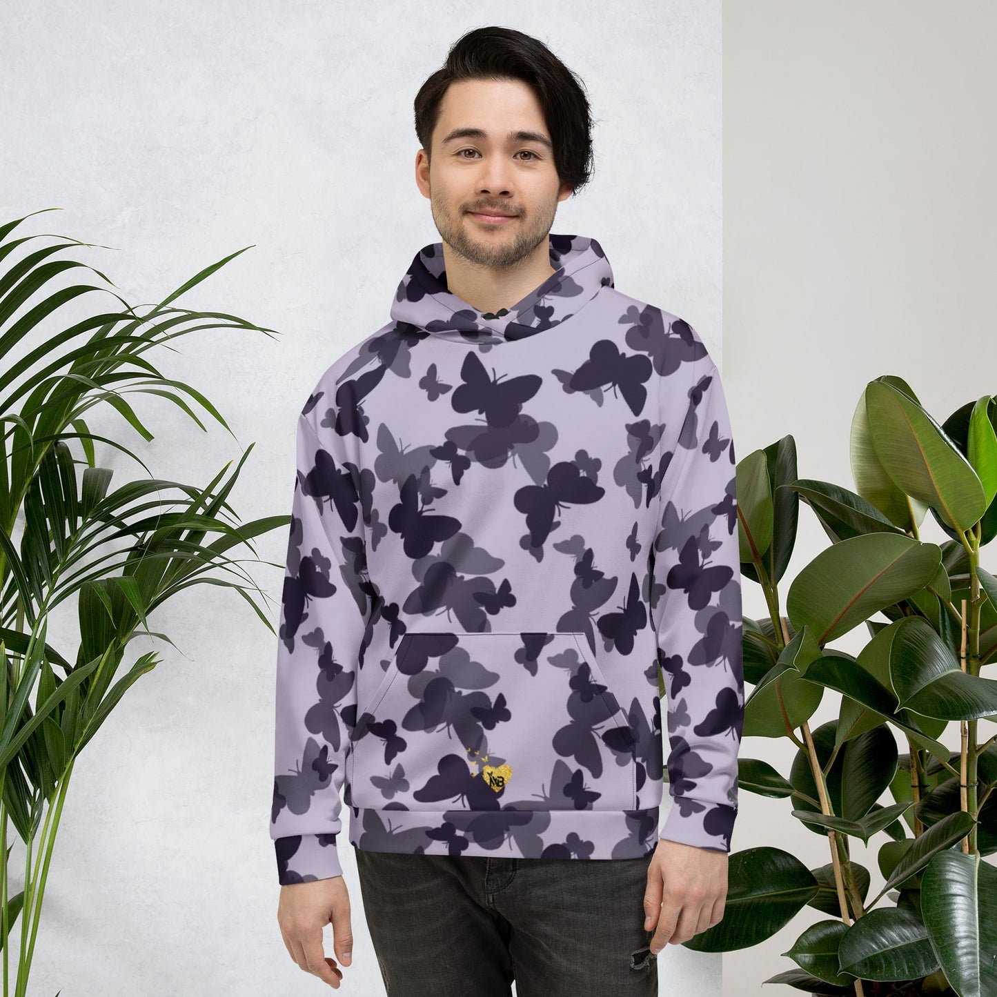 MDB Co. Butterfly Fatigue (purp) Unisex Hoodie