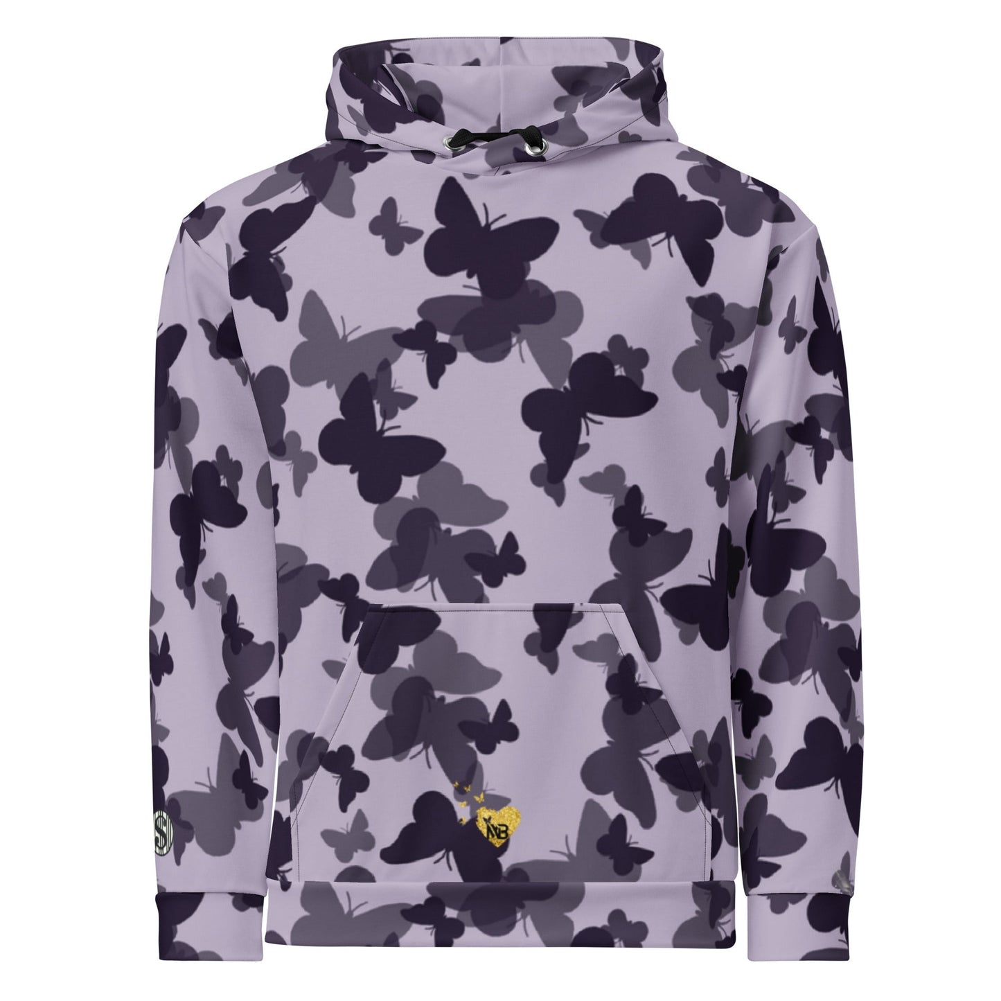 MDB Co. Butterfly Fatigue (purp) Unisex Hoodie