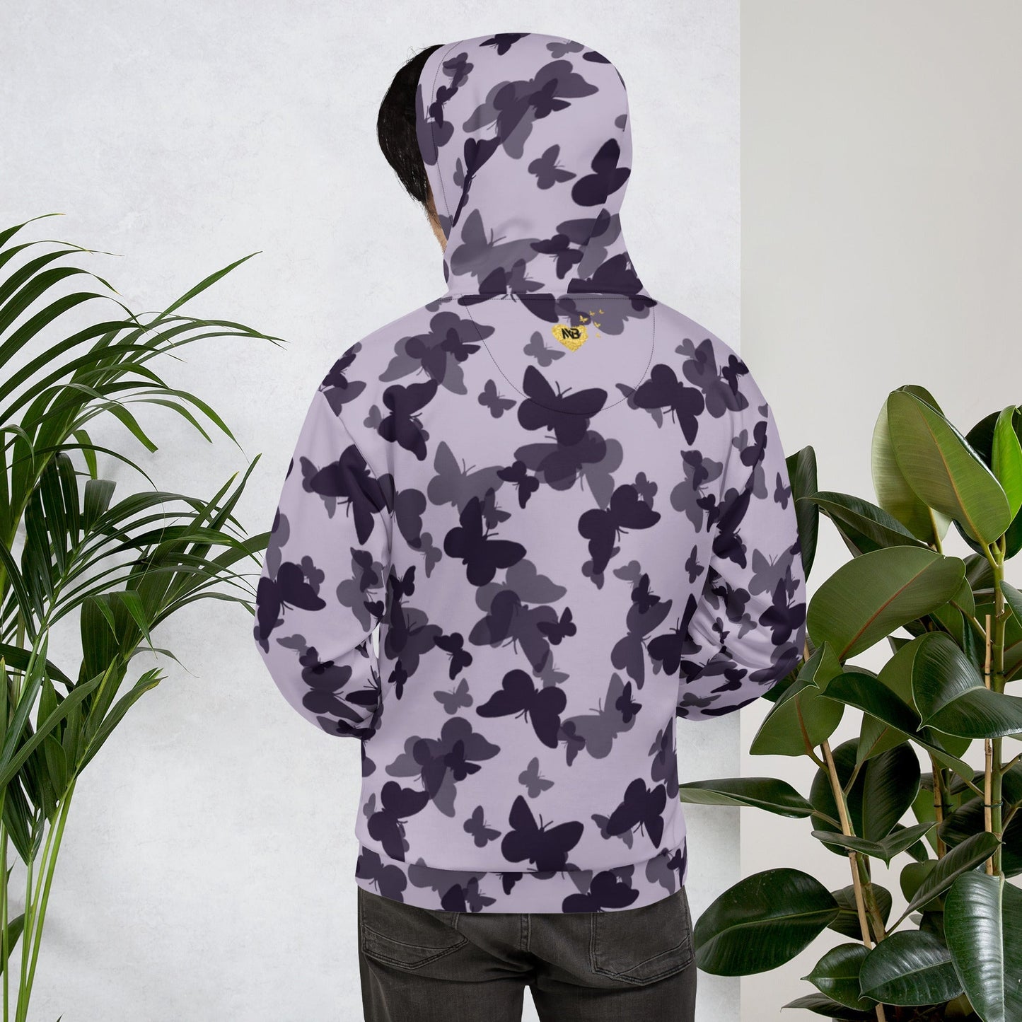 MDB Co. Butterfly Fatigue (purp) Unisex Hoodie
