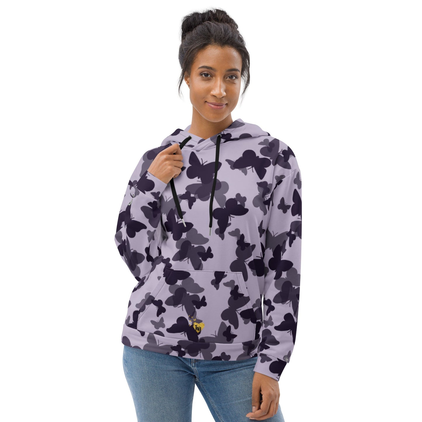 MDB Co. Butterfly Fatigue (purp) Unisex Hoodie