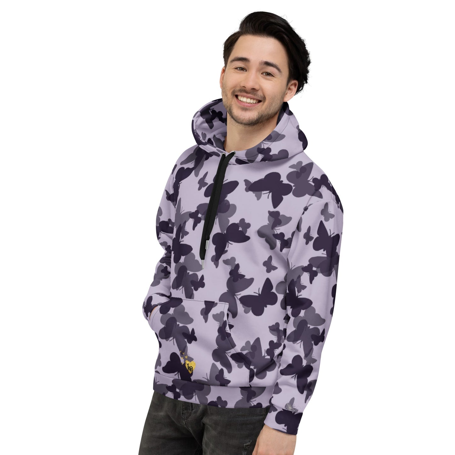 MDB Co. Butterfly Fatigue (purp) Unisex Hoodie