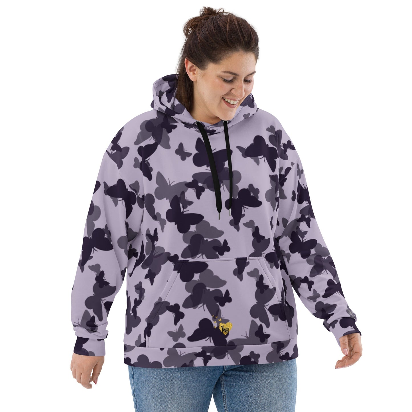 MDB Co. Butterfly Fatigue (purp) Unisex Hoodie