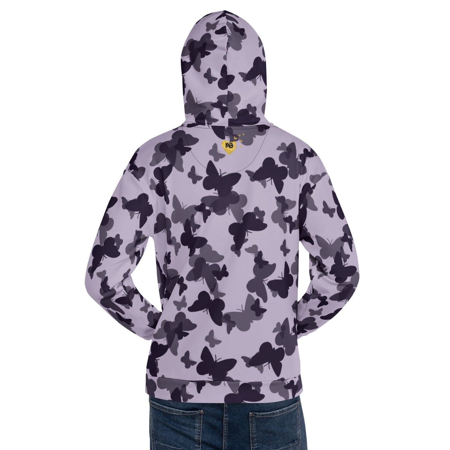 MDB Co. Butterfly Fatigue (purp) Unisex Hoodie