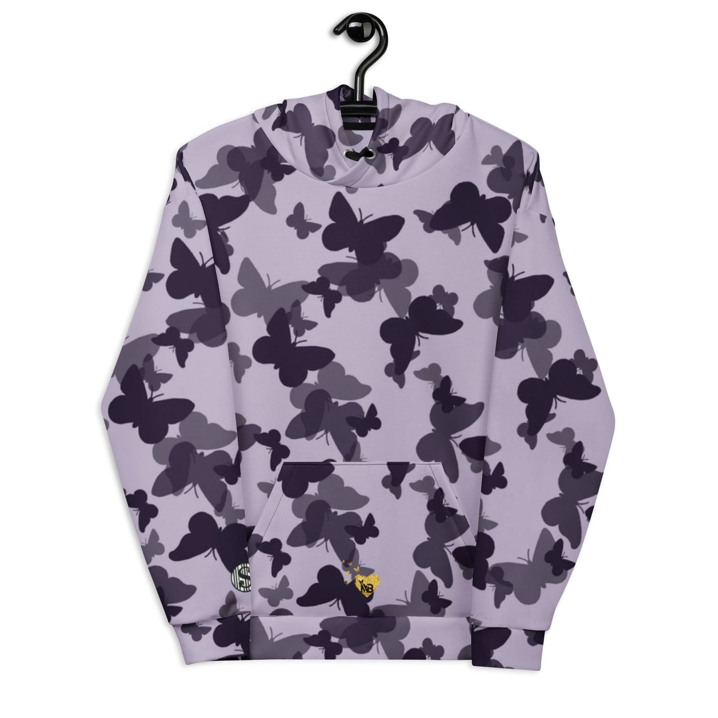 MDB Co. Butterfly Fatigue (purp) Unisex Hoodie