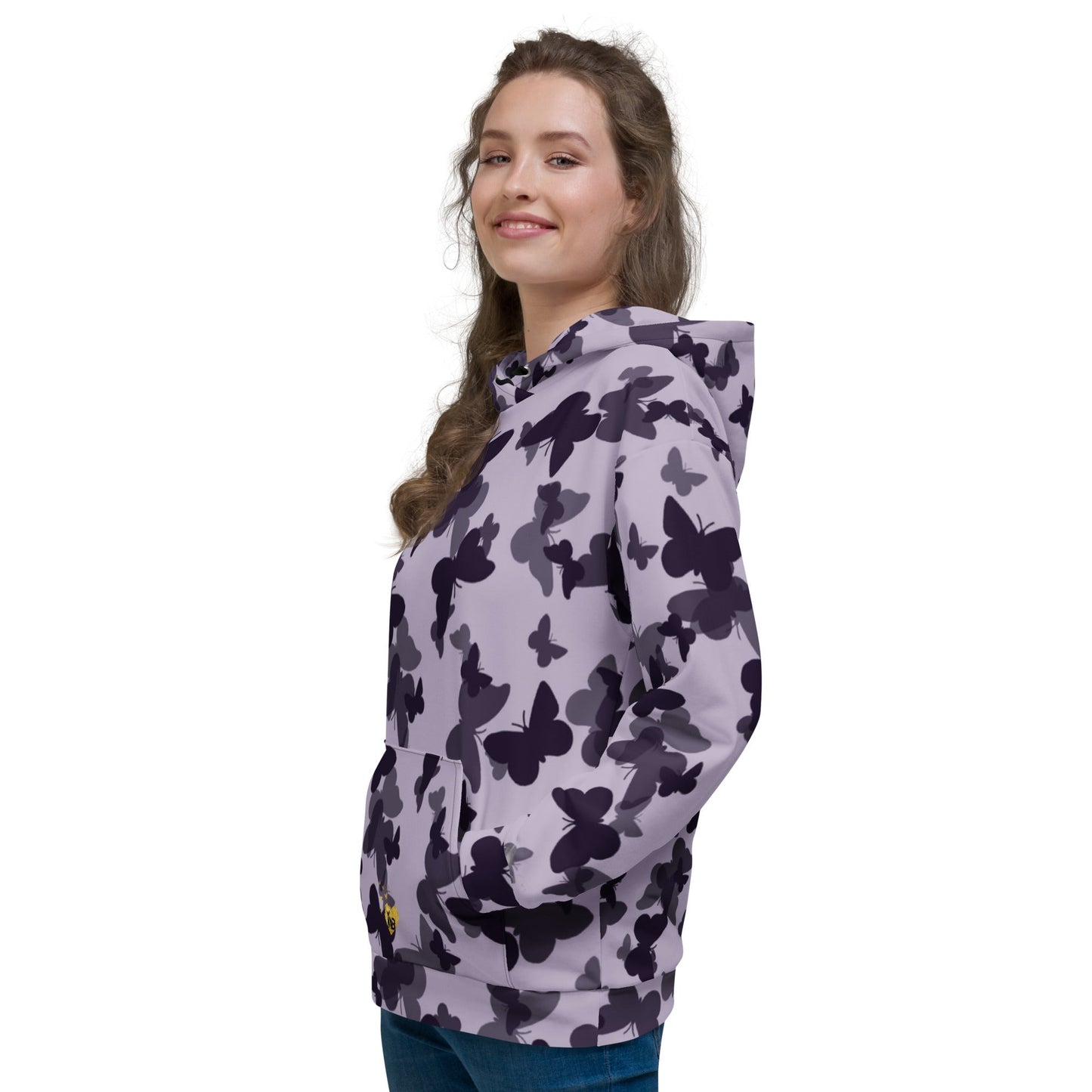MDB Co. Butterfly Fatigue (purp) Unisex Hoodie