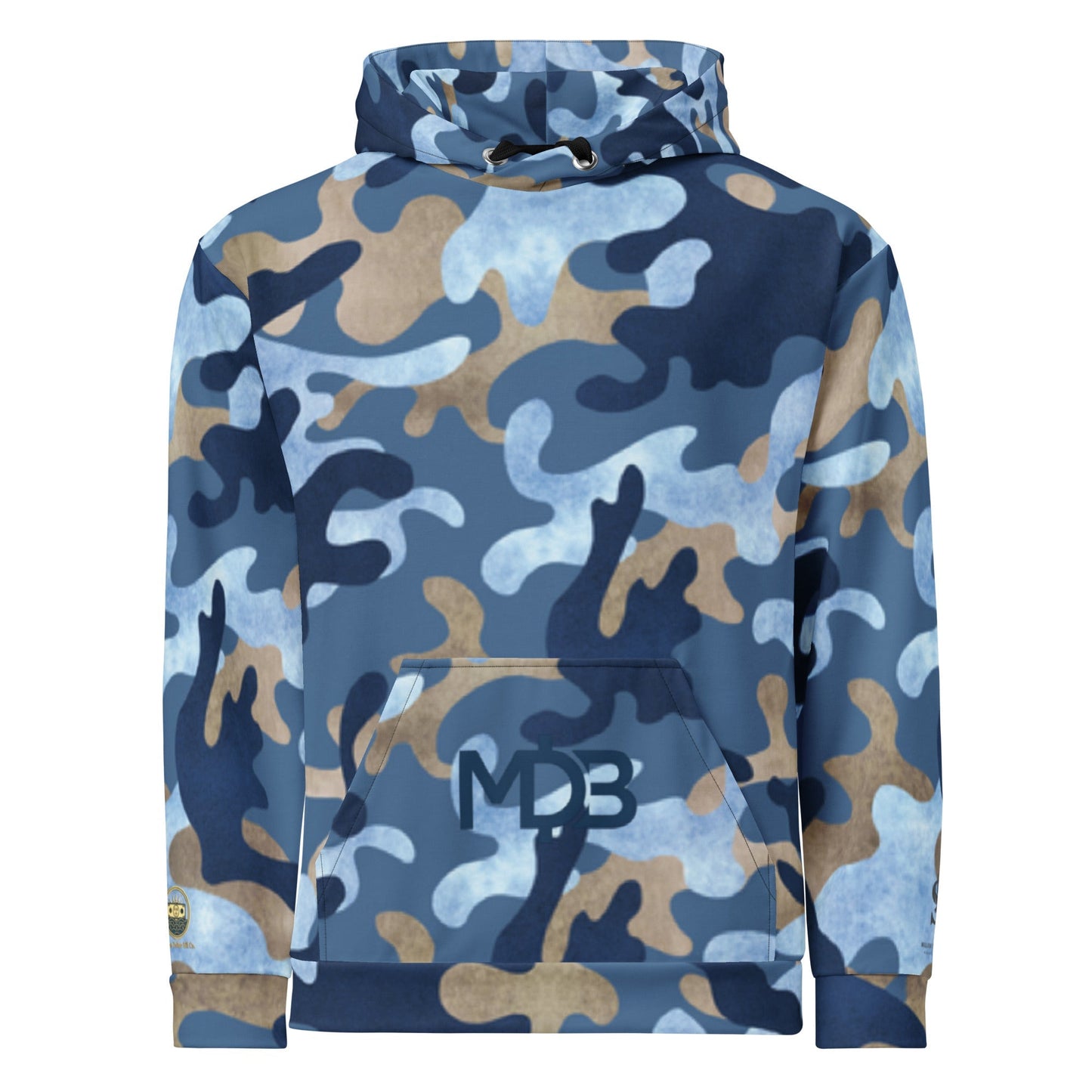 MDB Co. Cool Blue Smooth Camo Unisex Hoodie