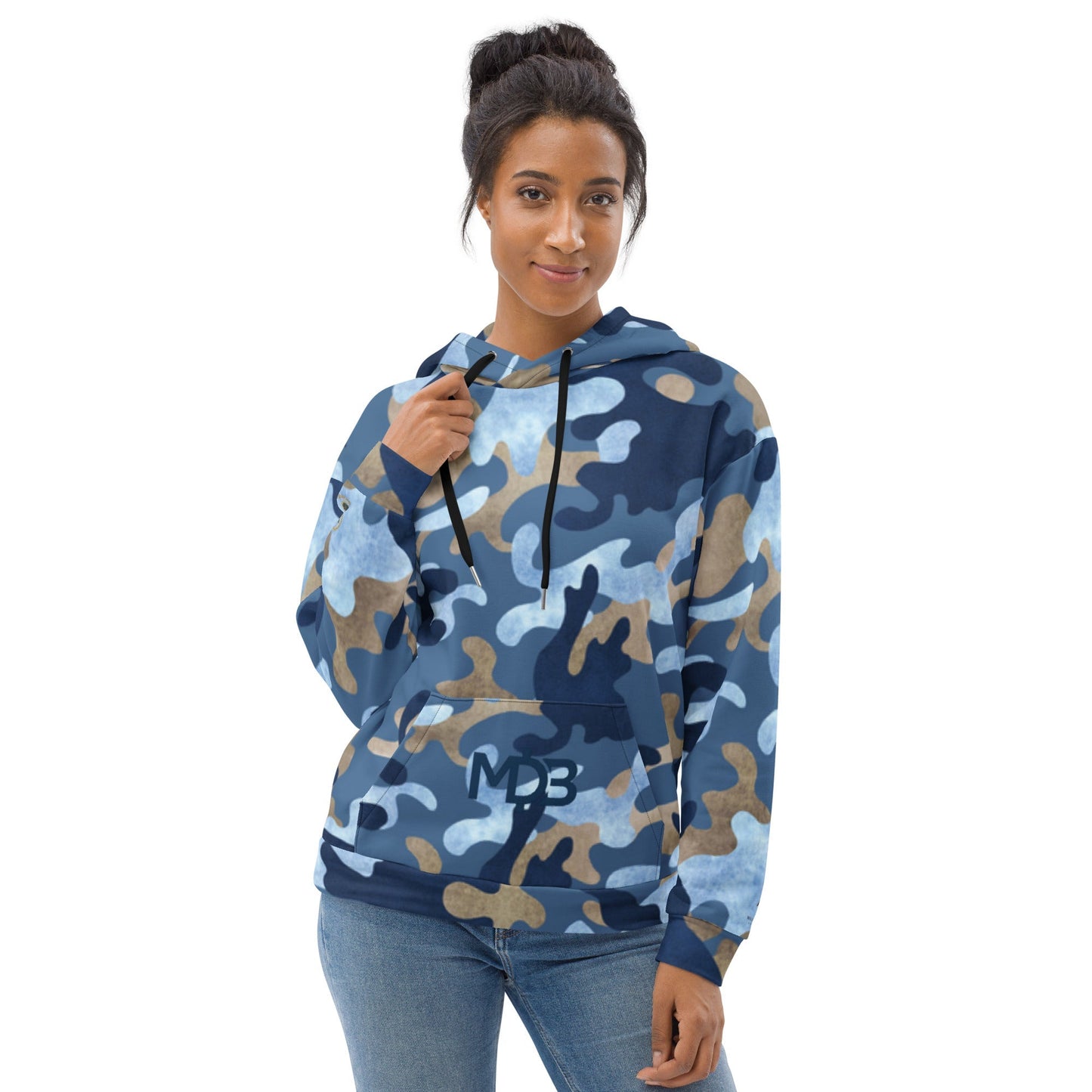 MDB Co. Cool Blue Smooth Camo Unisex Hoodie