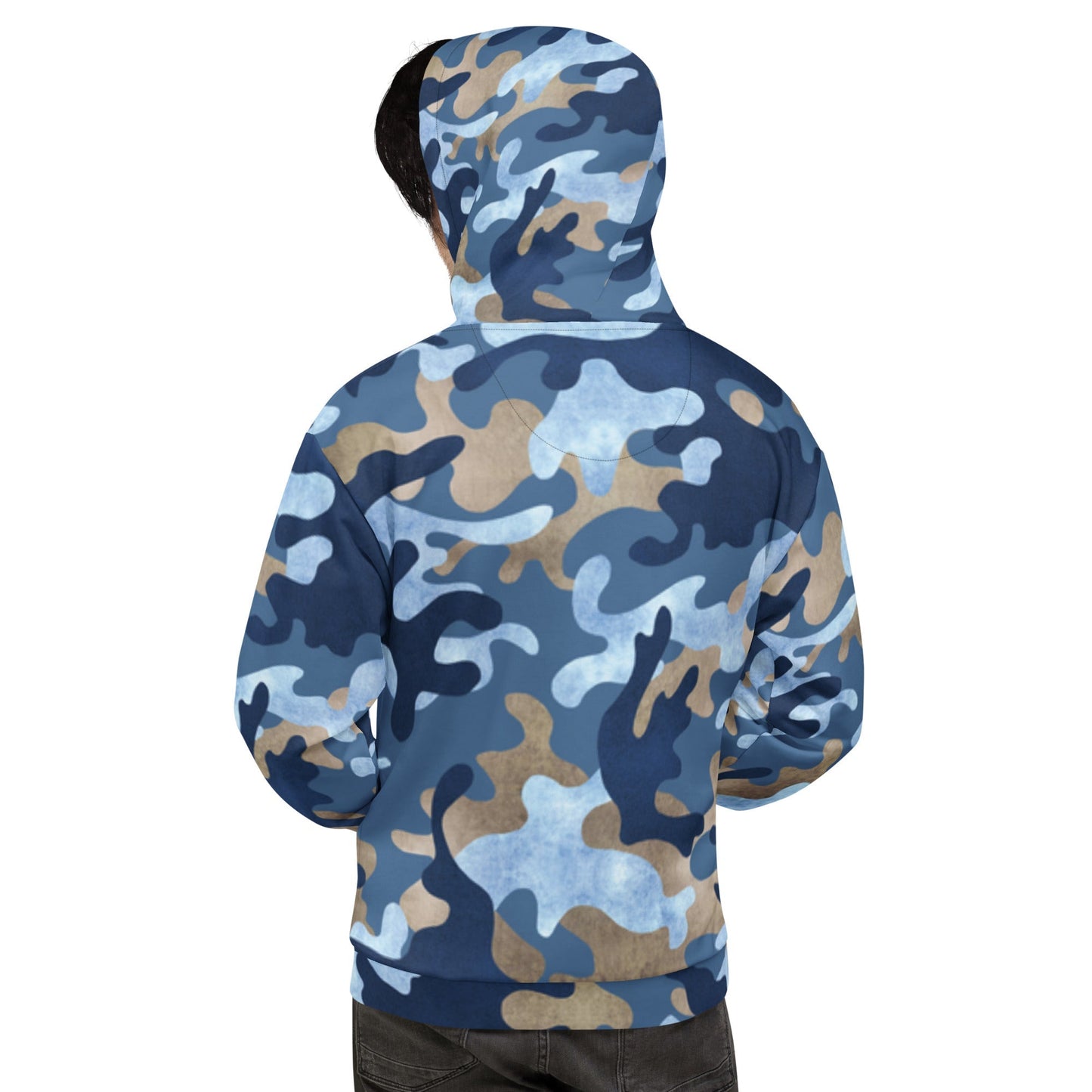 MDB Co. Cool Blue Smooth Camo Unisex Hoodie