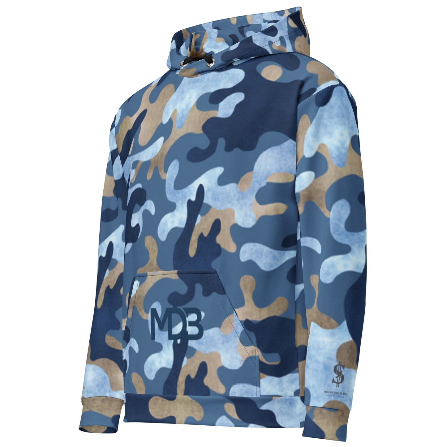 MDB Co. Cool Blue Smooth Camo Unisex Hoodie