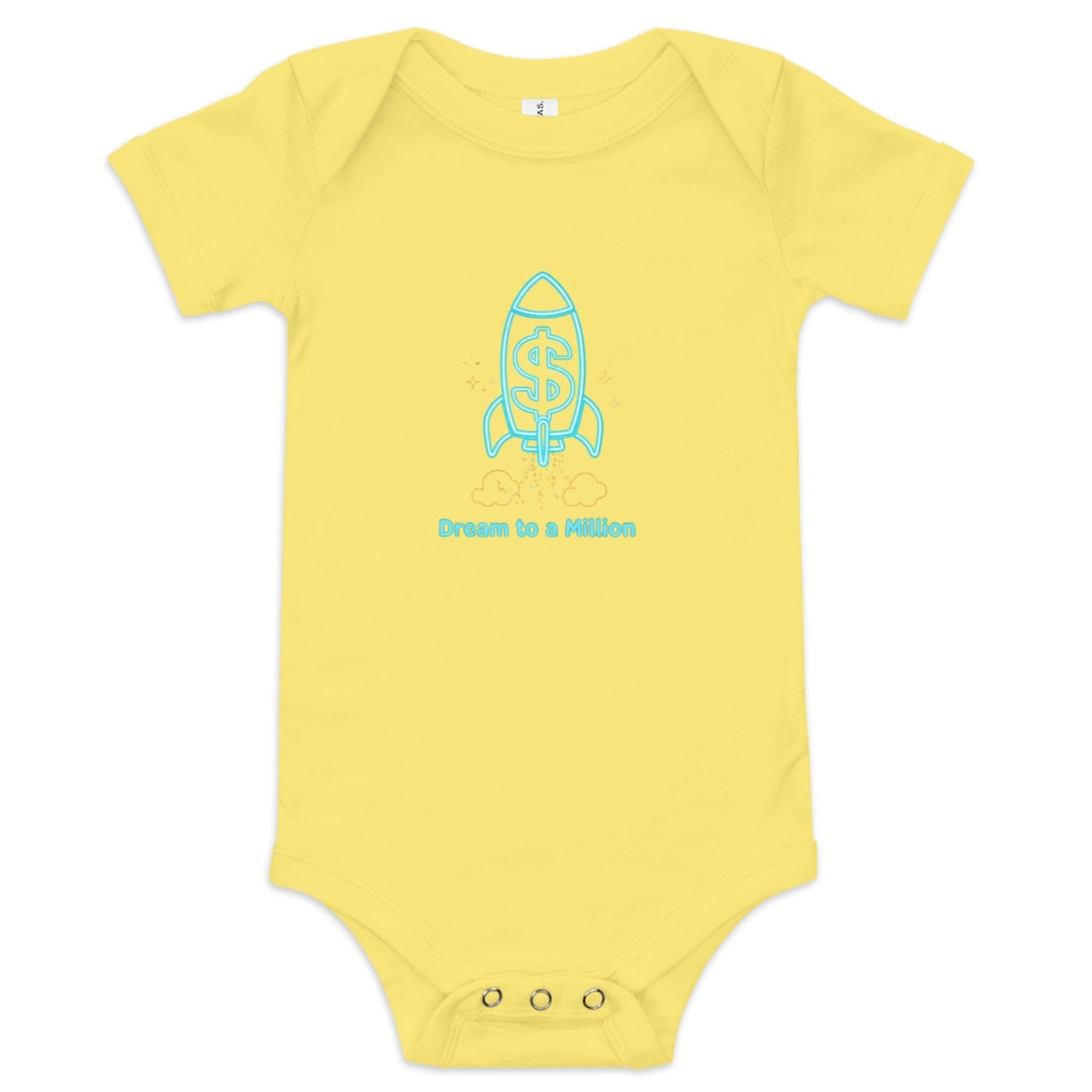 MDB Co. Dream To A Million Neon unisex Baby short sleeve one piece