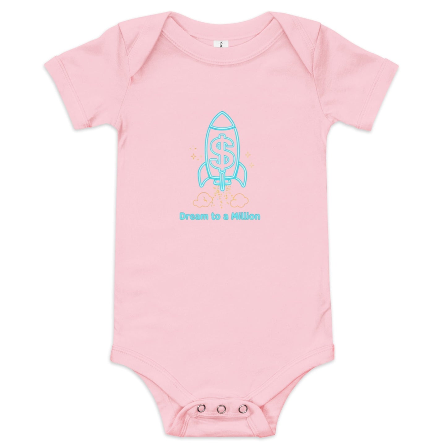 MDB Co. Dream To A Million Neon unisex Baby short sleeve one piece