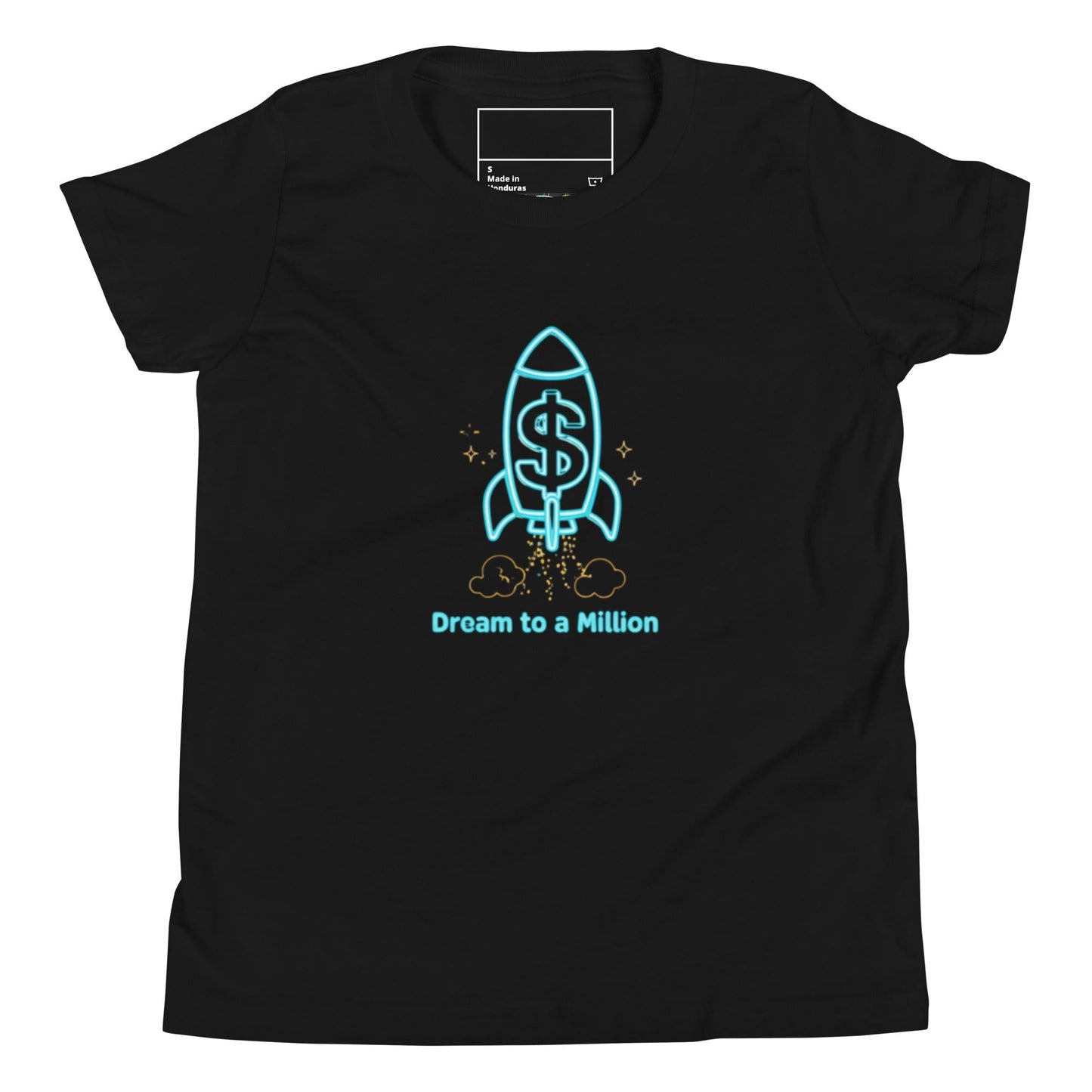 MDB Co. Dream To A Million Neon unisex Youth Short Sleeve T-Shirt