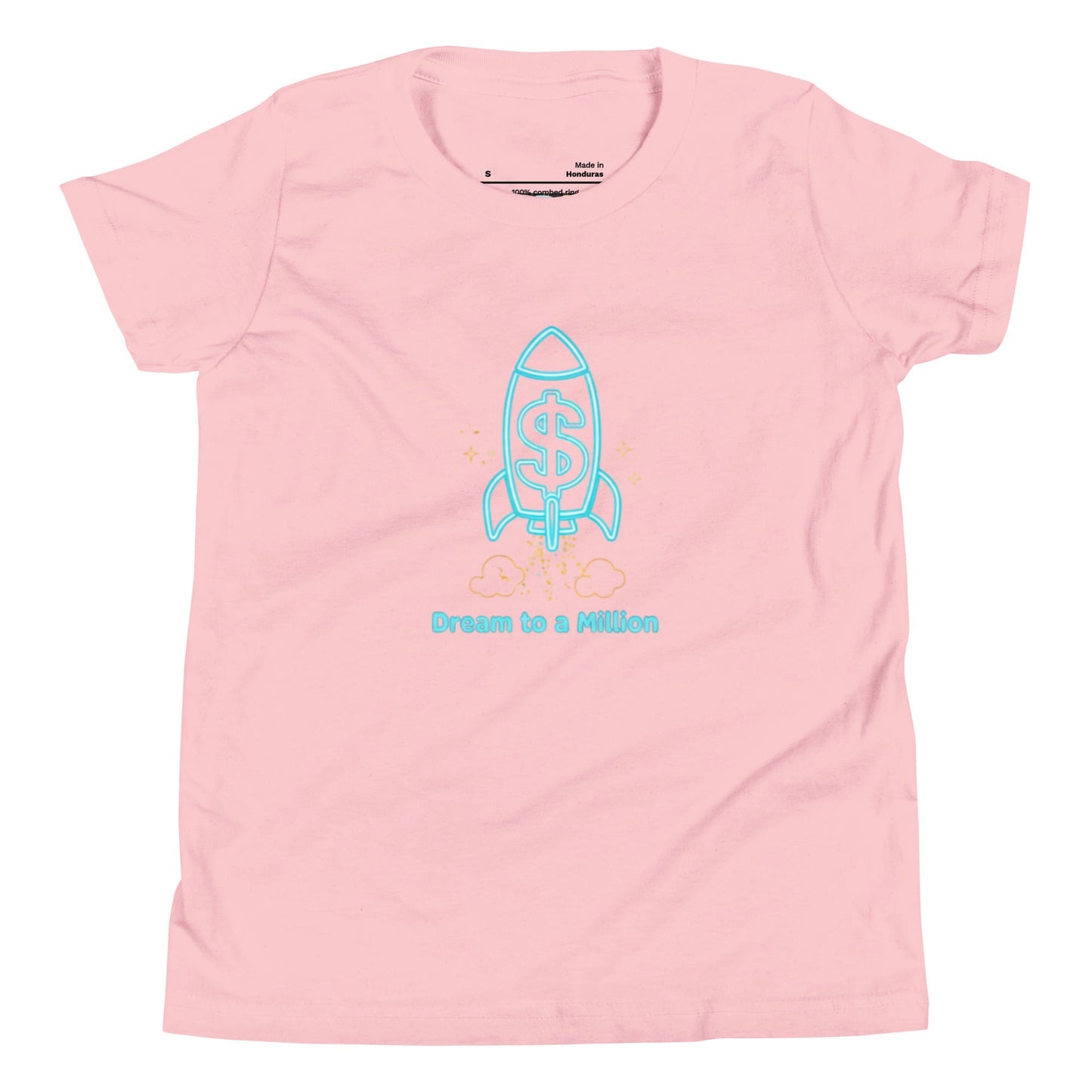 MDB Co. Dream To A Million Neon unisex Youth Short Sleeve T-Shirt