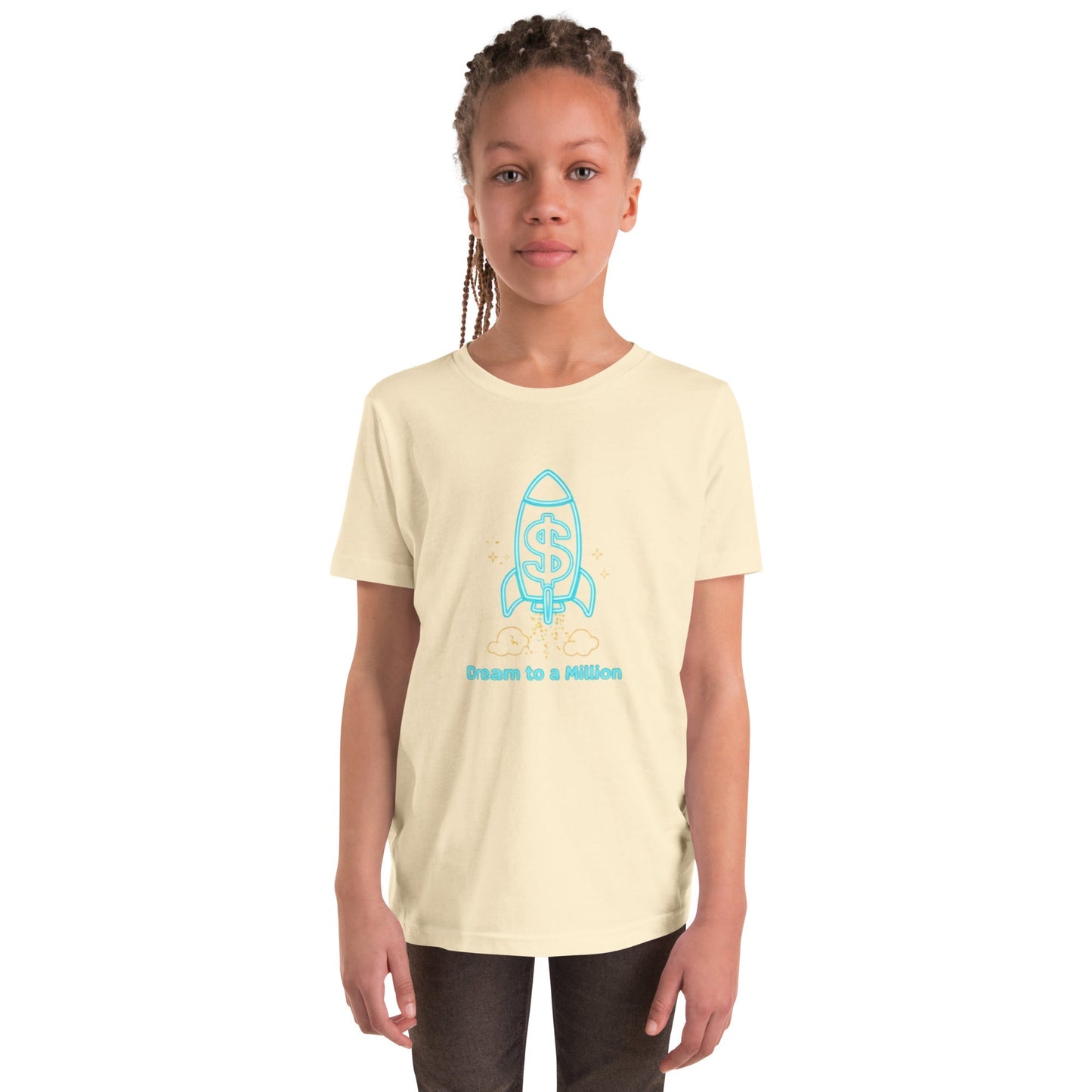 MDB Co. Dream To A Million Neon unisex Youth Short Sleeve T-Shirt