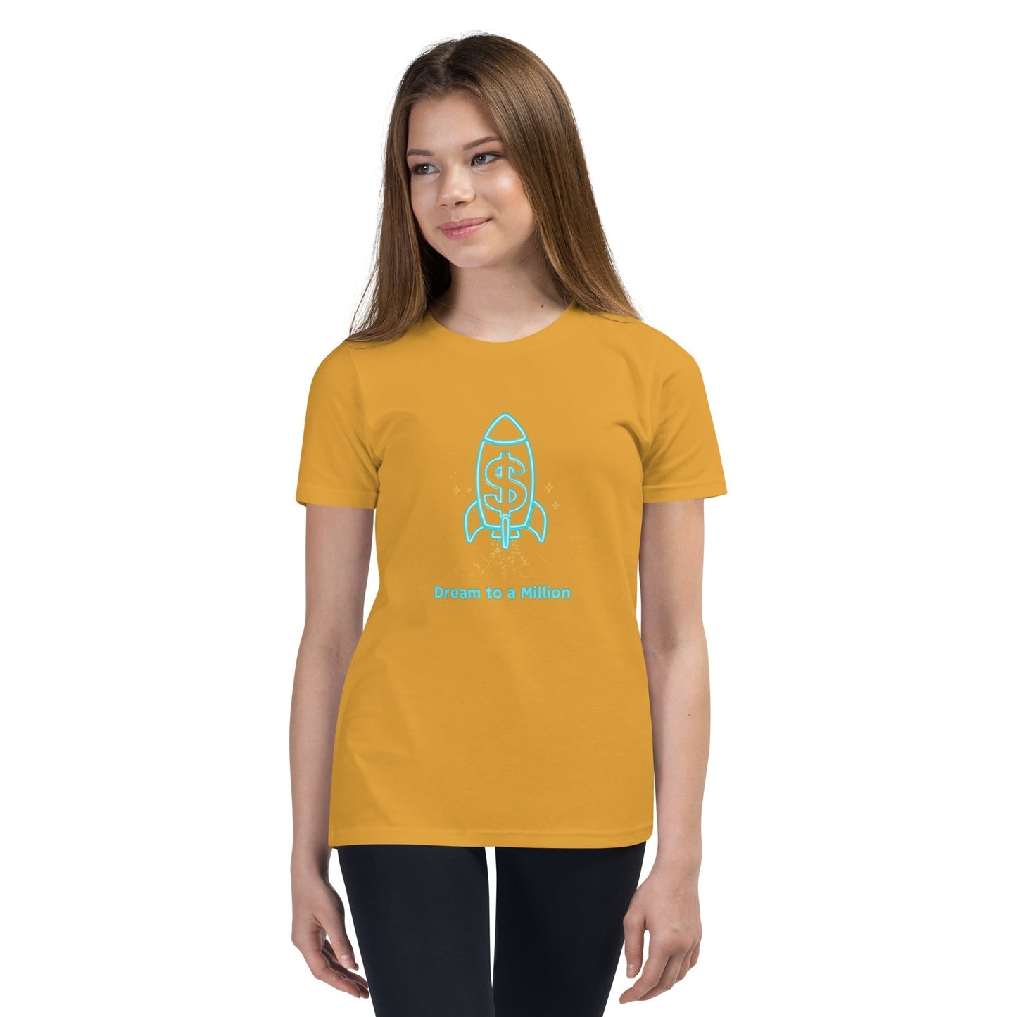 MDB Co. Dream To A Million Neon unisex Youth Short Sleeve T-Shirt
