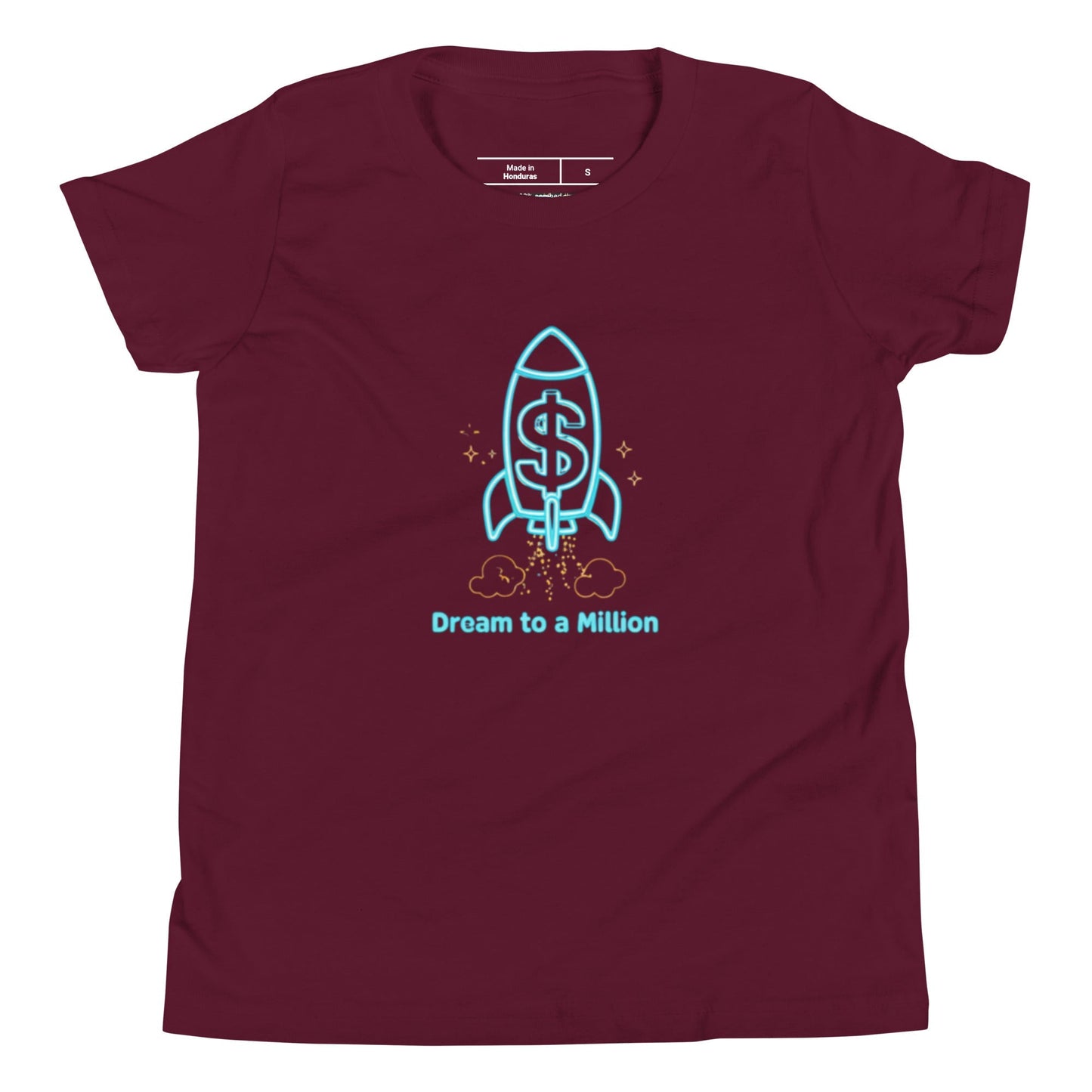 MDB Co. Dream To A Million Neon unisex Youth Short Sleeve T-Shirt