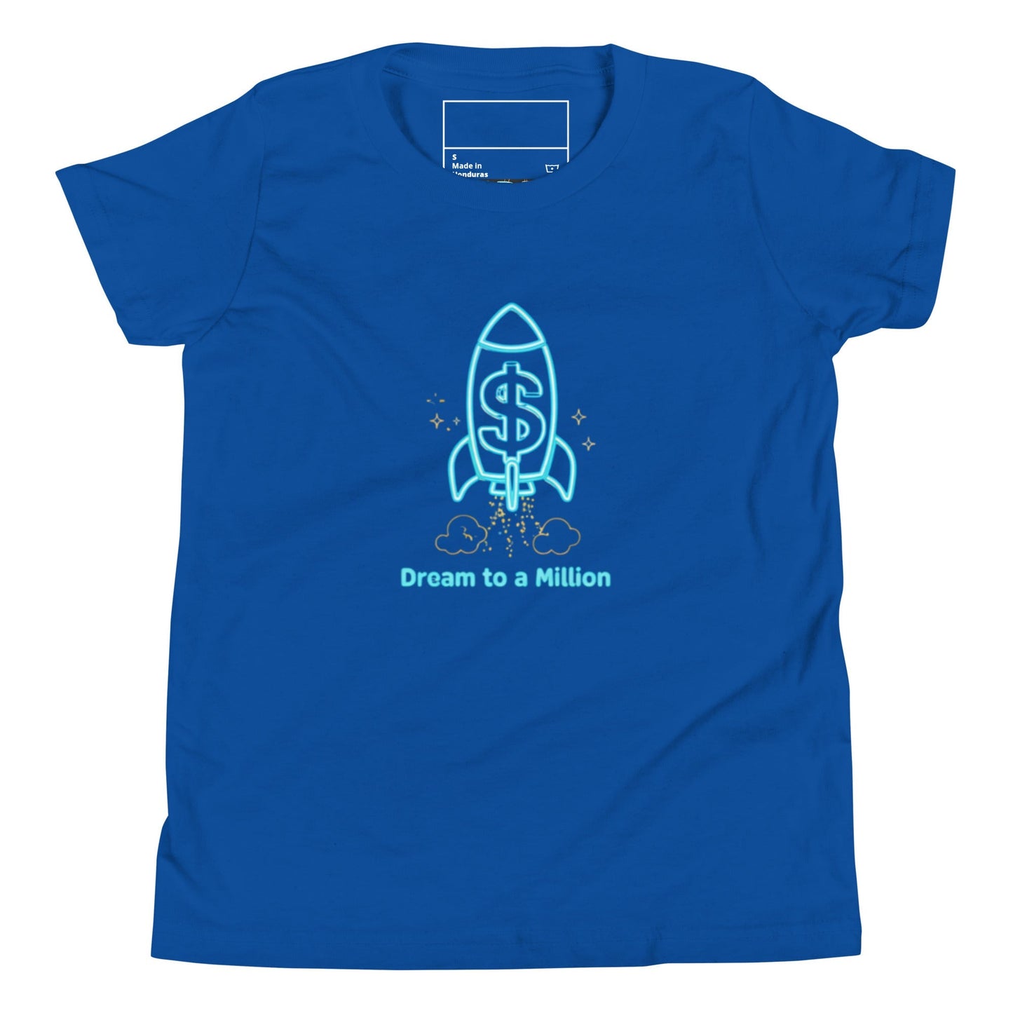 MDB Co. Dream To A Million Neon unisex Youth Short Sleeve T-Shirt