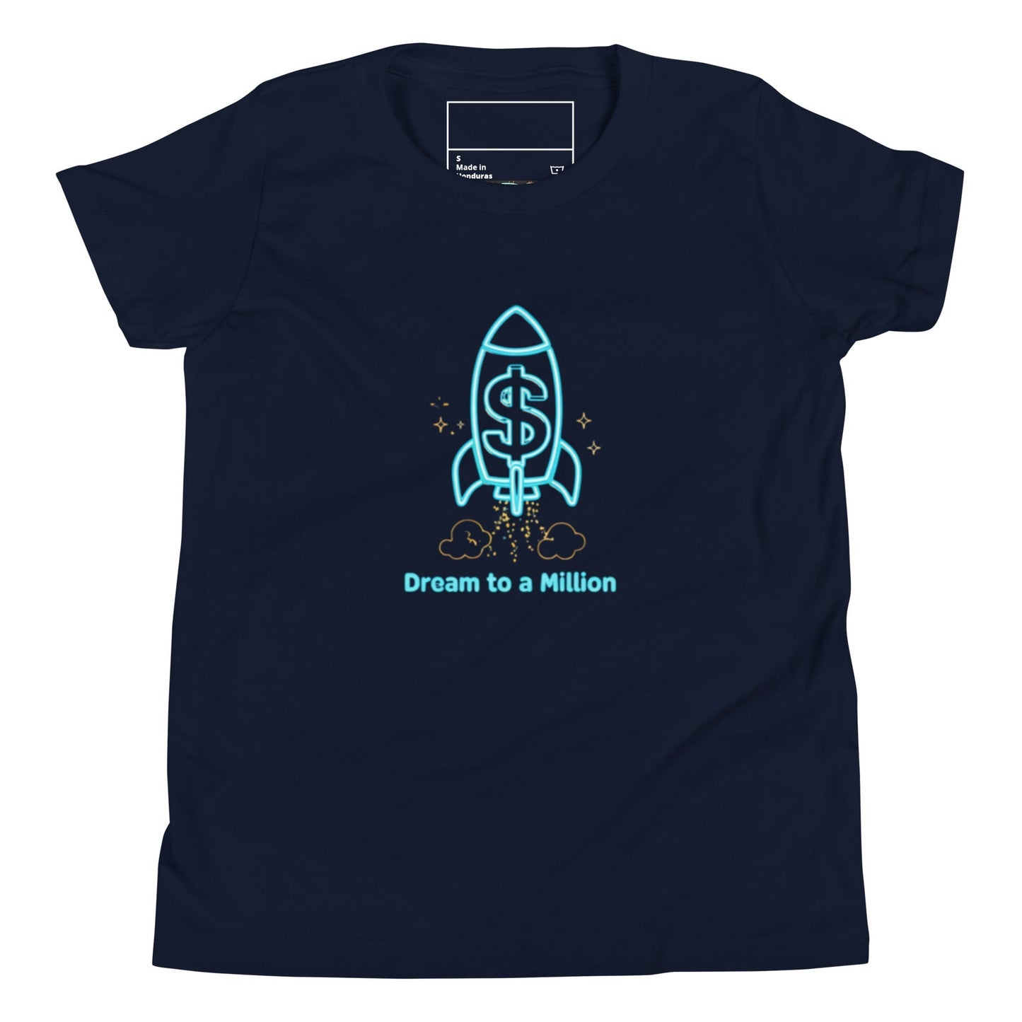 MDB Co. Dream To A Million Neon unisex Youth Short Sleeve T-Shirt