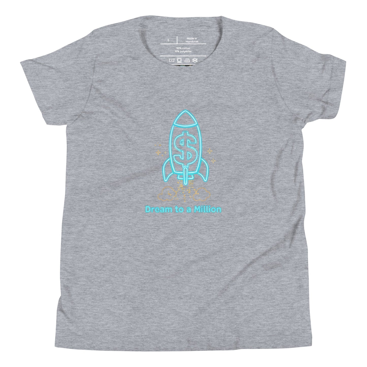 MDB Co. Dream To A Million Neon unisex Youth Short Sleeve T-Shirt