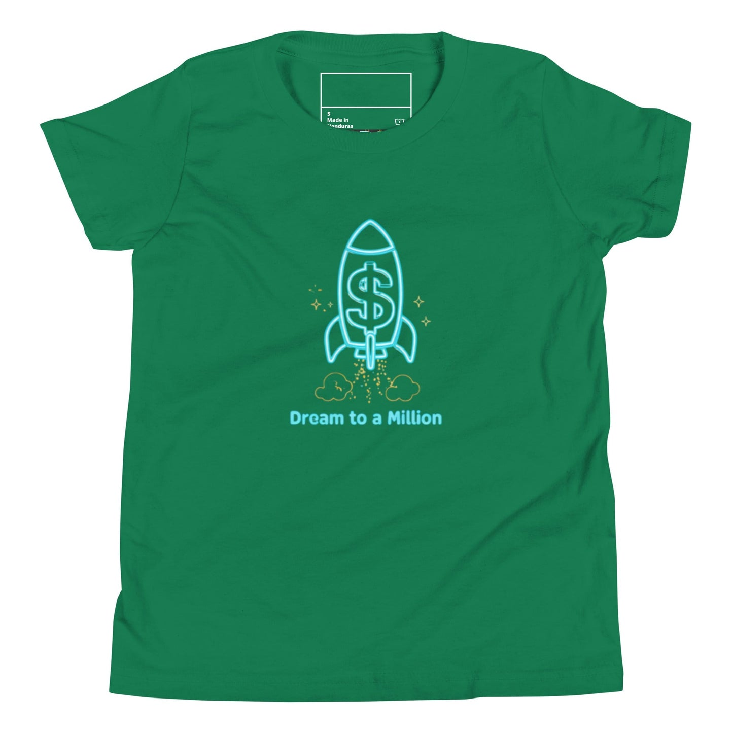 MDB Co. Dream To A Million Neon unisex Youth Short Sleeve T-Shirt