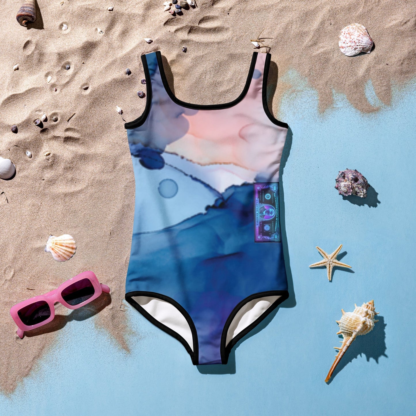 MDB Co. Galactic Reserve All-Over Print Kids Swimsuit