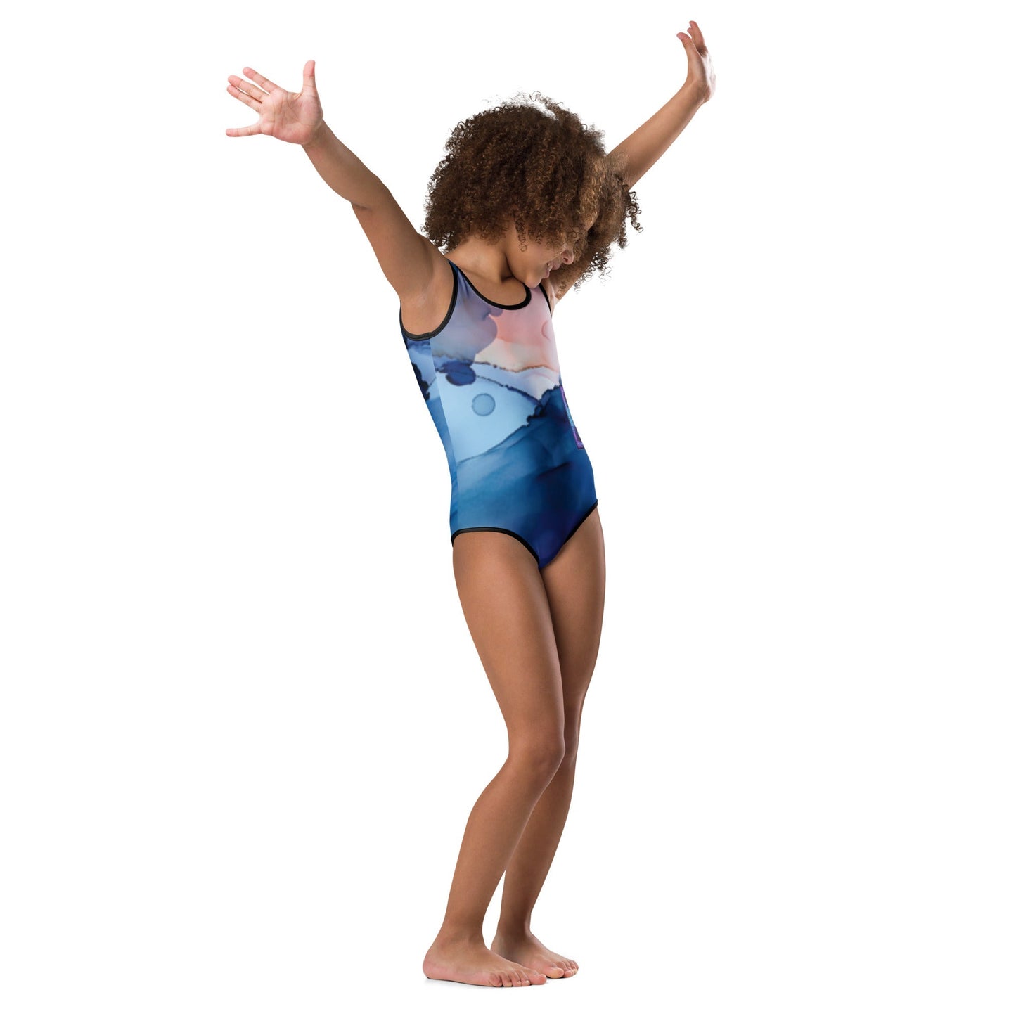 MDB Co. Galactic Reserve All-Over Print Kids Swimsuit
