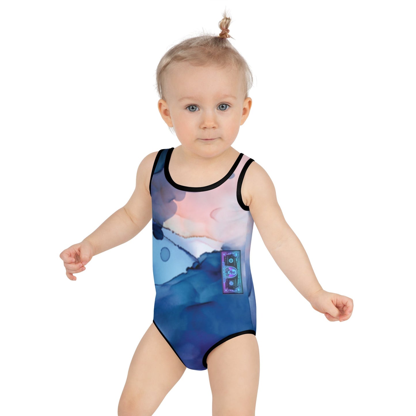 MDB Co. Galactic Reserve All-Over Print Kids Swimsuit