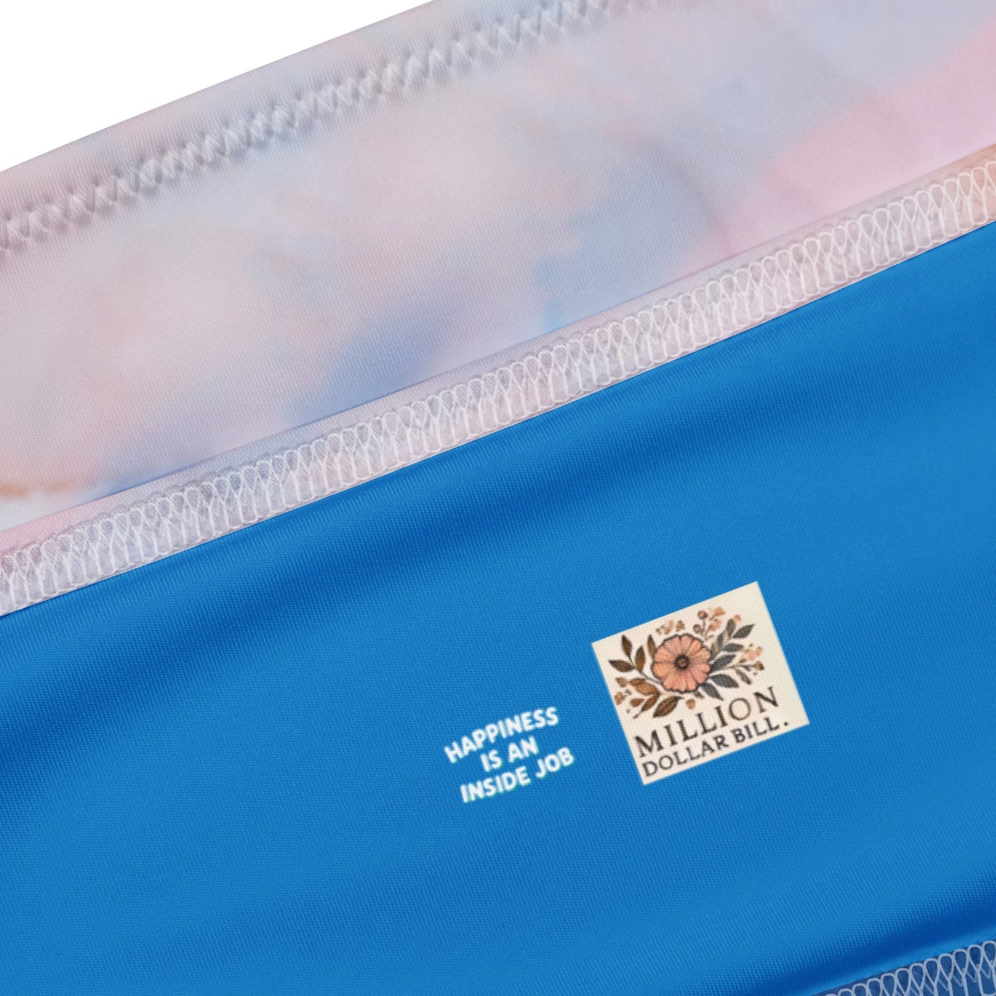 Bikini bandeau reciclado con estampado integral Galactic Reserve de MDB Co.