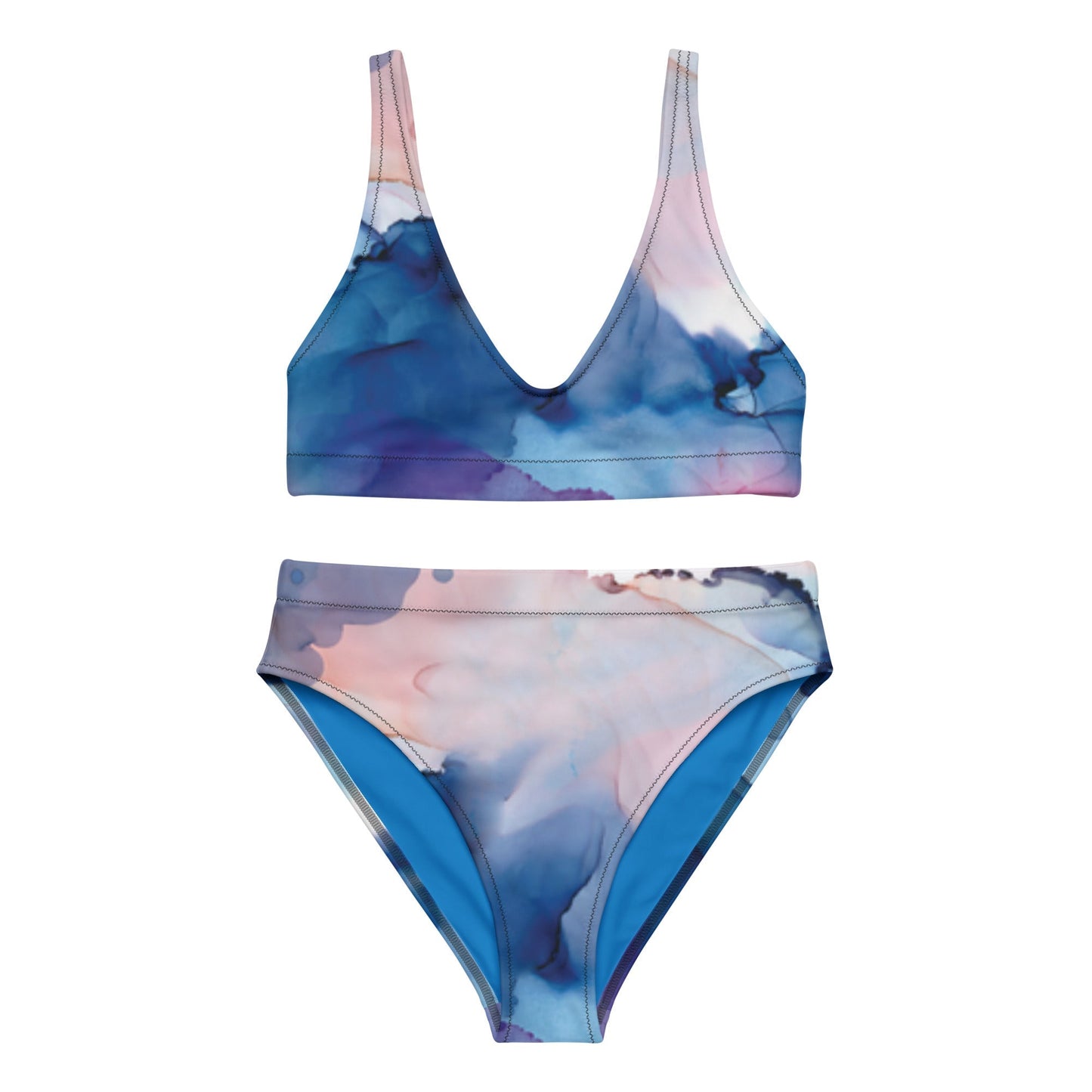 MDB Co. Galactic Reserve All-Over Print Recycled high-waisted bikini