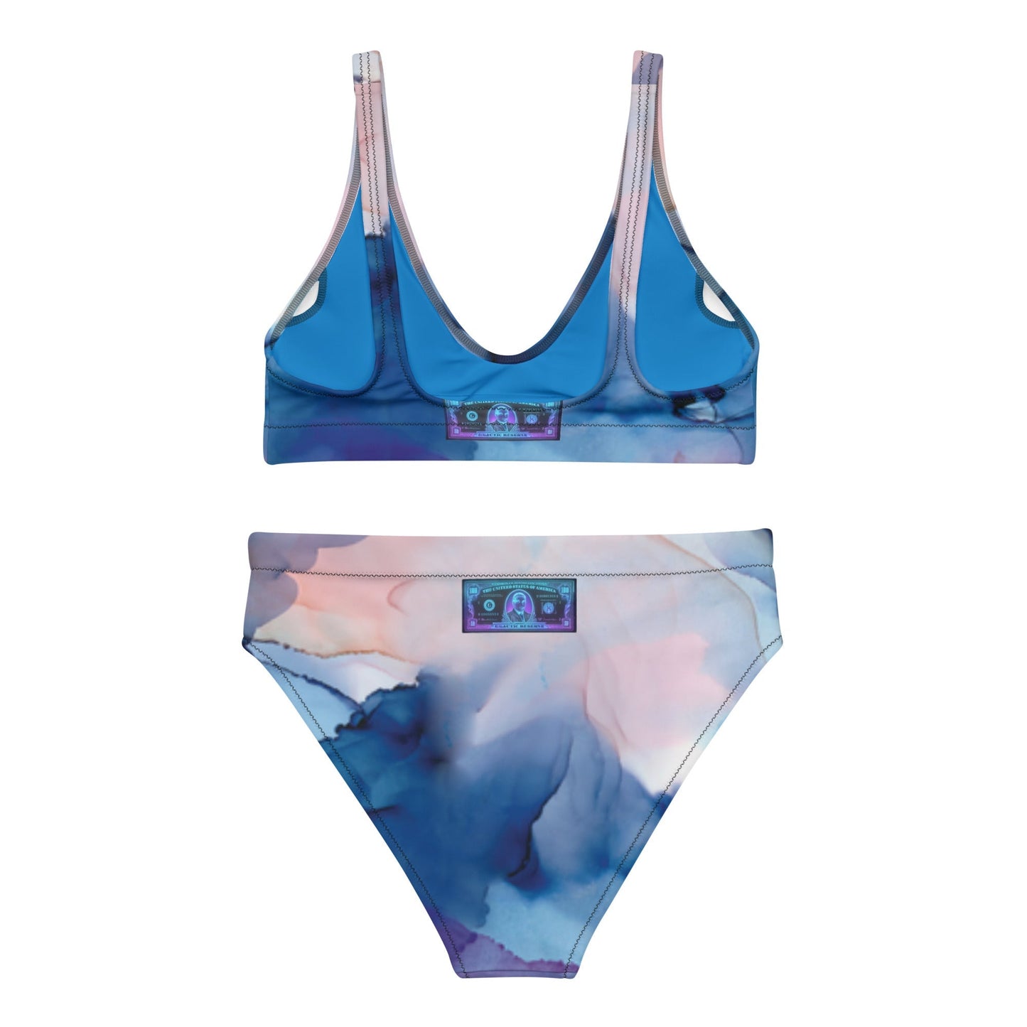 MDB Co. Galactic Reserve All-Over Print Recycled high-waisted bikini