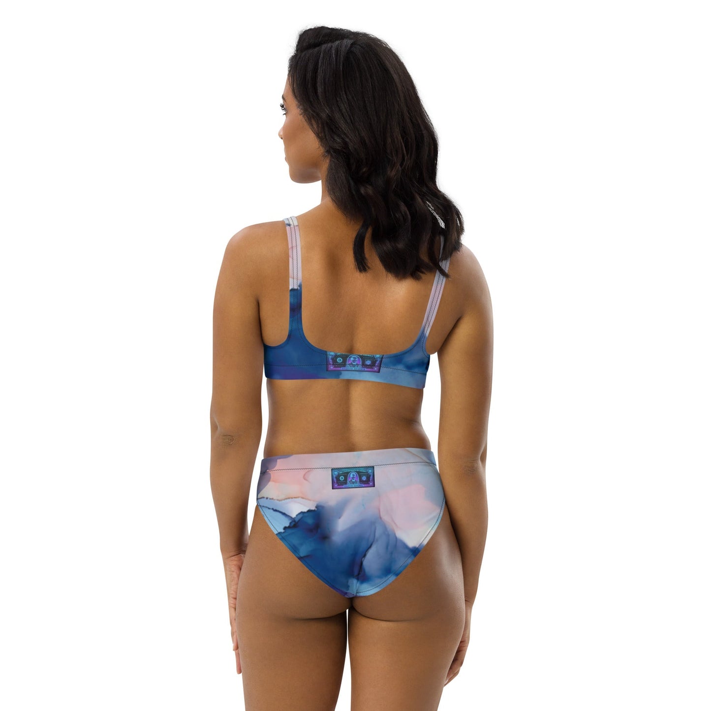 MDB Co. Galactic Reserve All-Over Print Recycled high-waisted bikini