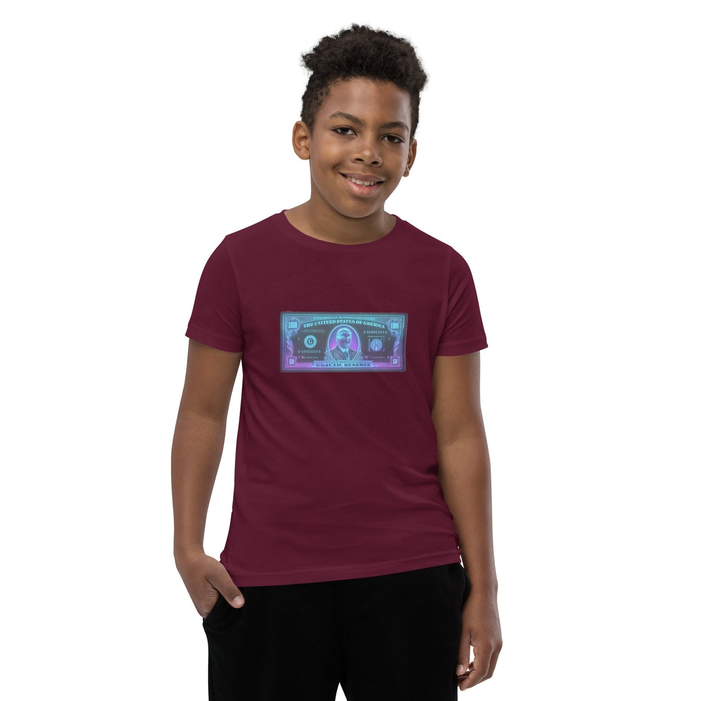 Camiseta juvenil unisex MDB Co. Galactic Reserve de manga corta