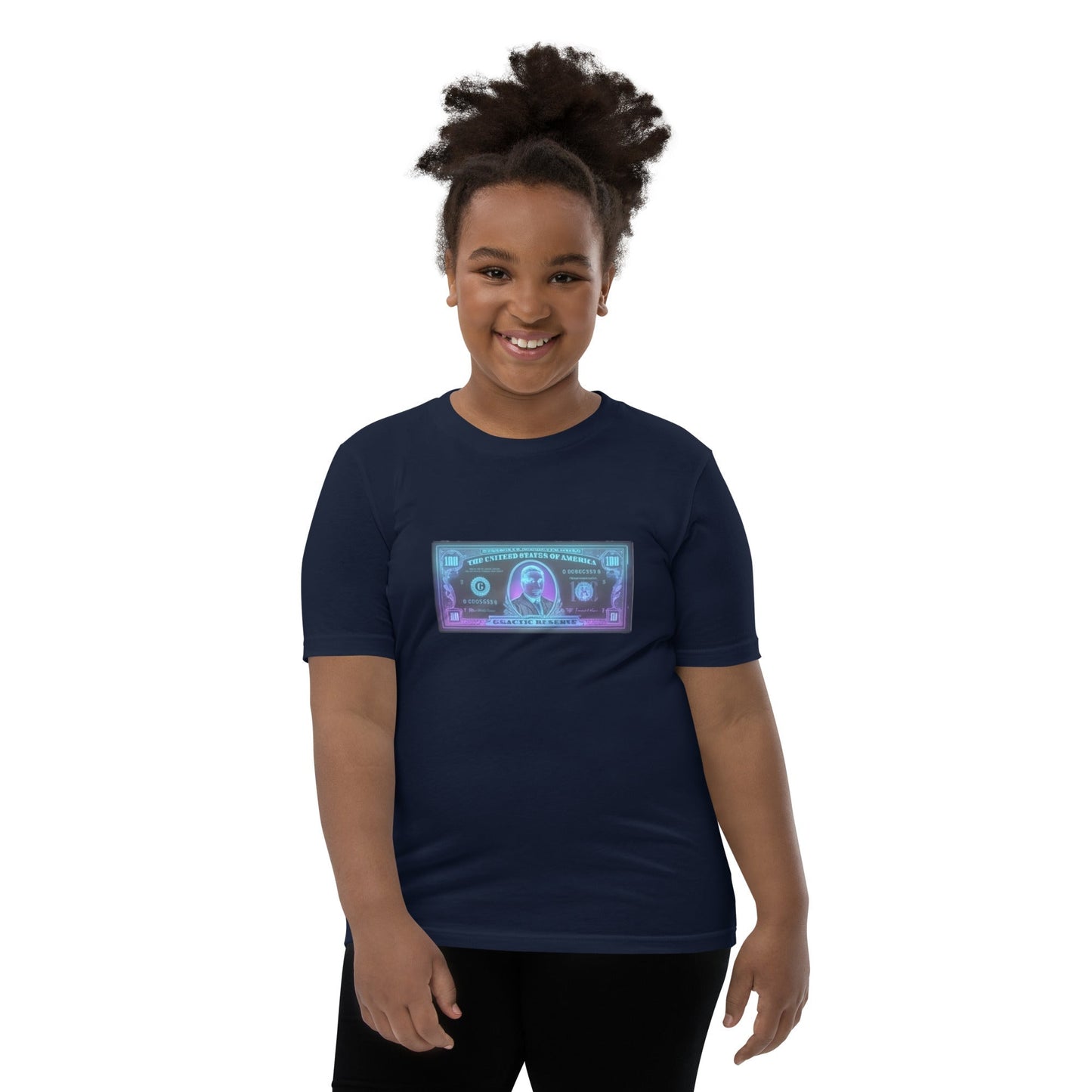 Camiseta juvenil unisex MDB Co. Galactic Reserve de manga corta