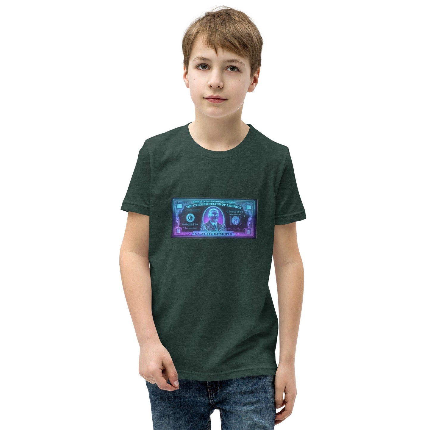 Camiseta juvenil unisex MDB Co. Galactic Reserve de manga corta