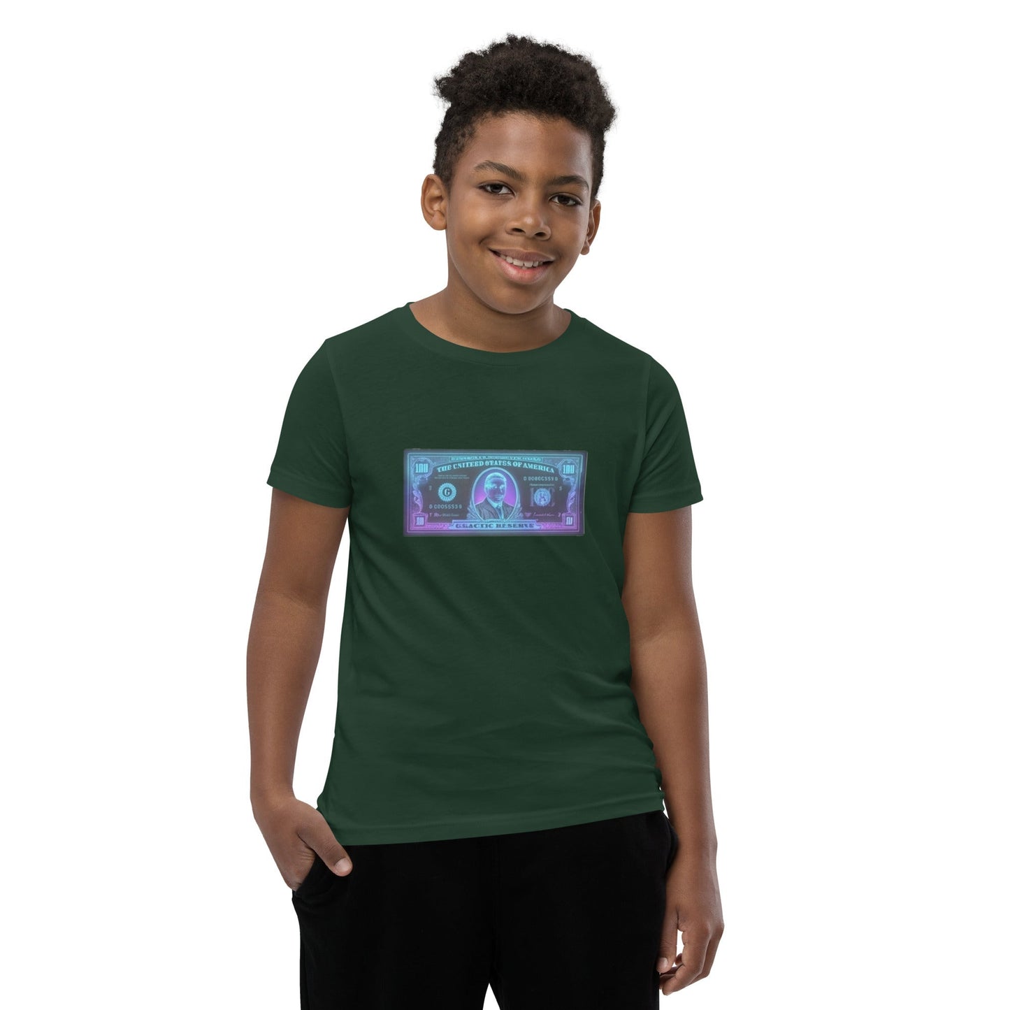 Camiseta juvenil unisex MDB Co. Galactic Reserve de manga corta