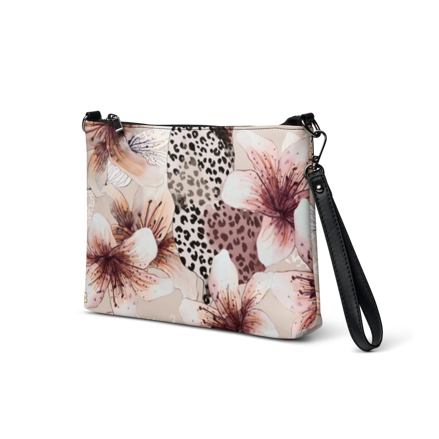 MDB Co. Bolso cruzado Leopard Floral