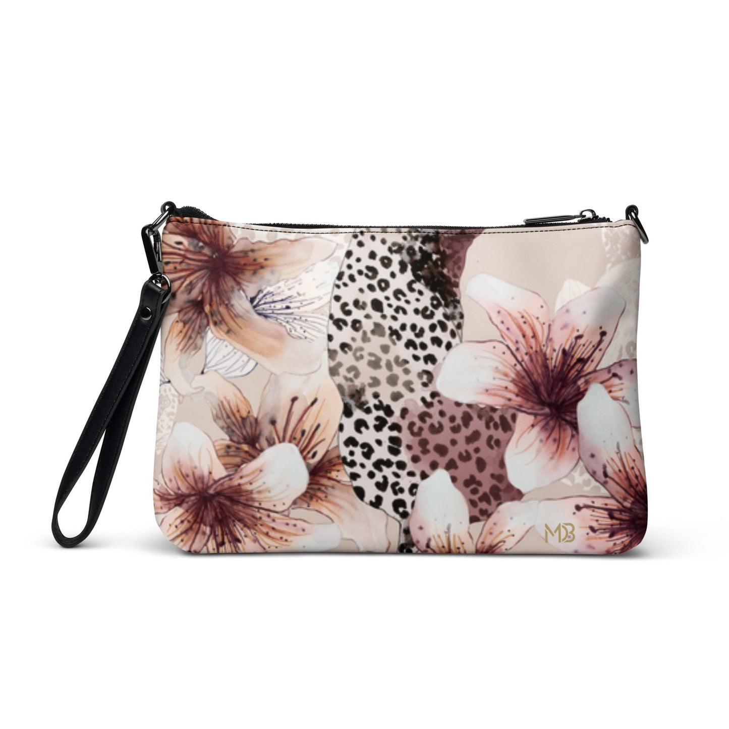 MDB Co. Bolso cruzado Leopard Floral