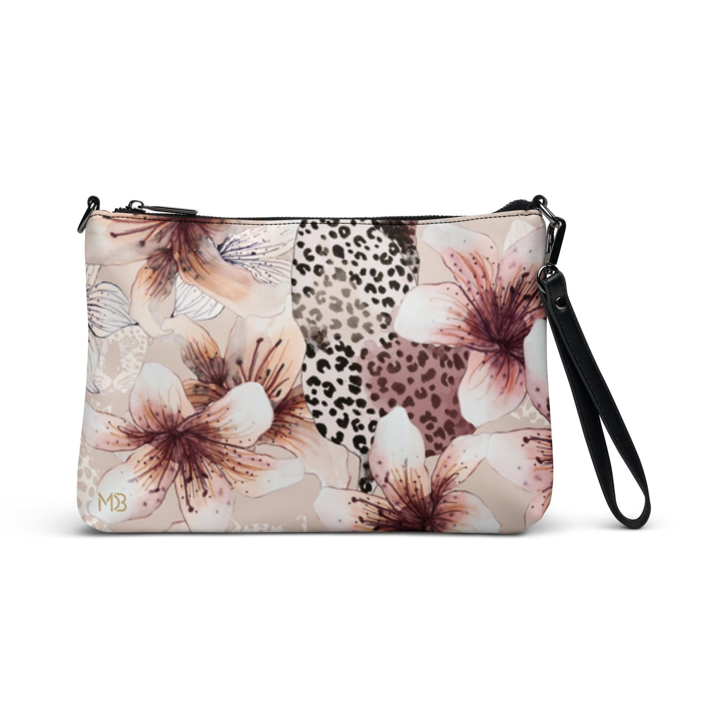 MDB Co. Bolso cruzado Leopard Floral