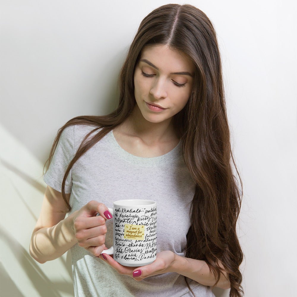 MDB Co. Magnetic Gratitude Ceramic Coffee Mug