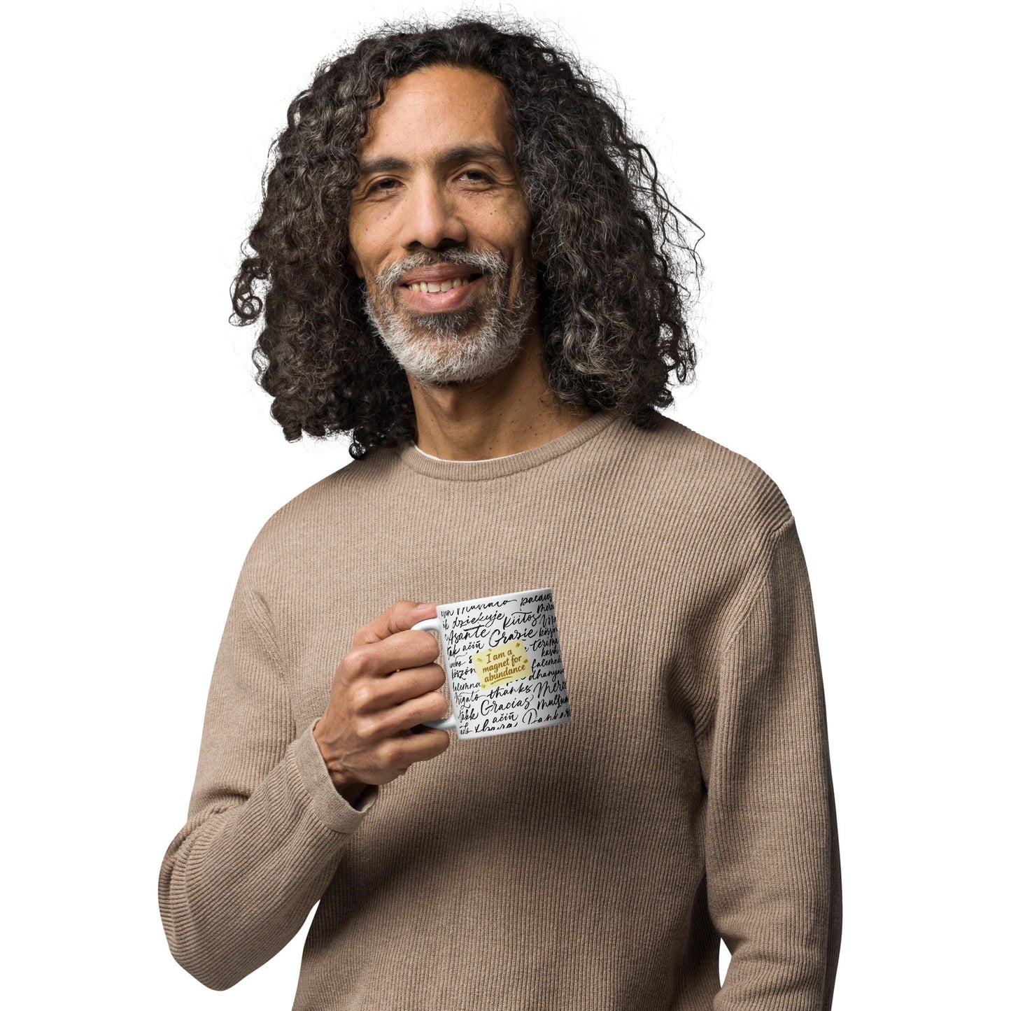 MDB Co. Magnetic Gratitude Ceramic Coffee Mug