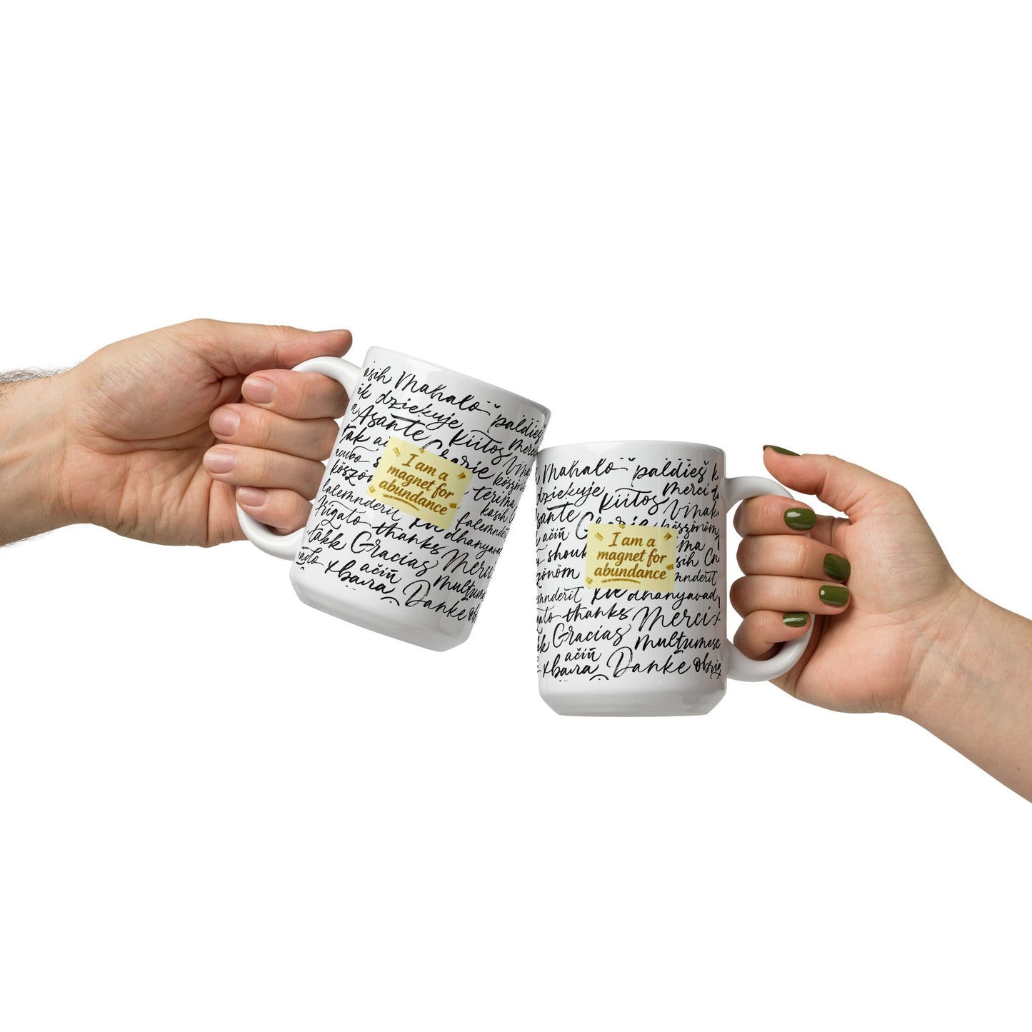 MDB Co. Magnetic Gratitude Ceramic Coffee Mug