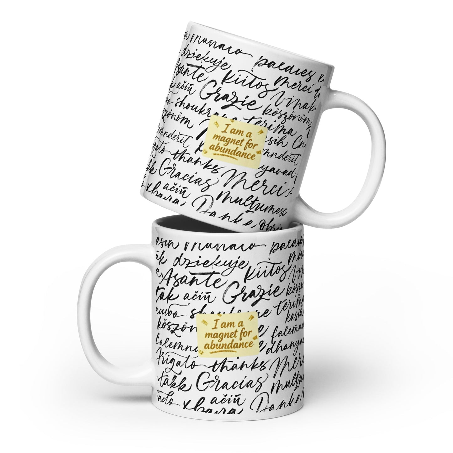MDB Co. Magnetic Gratitude Ceramic Coffee Mug